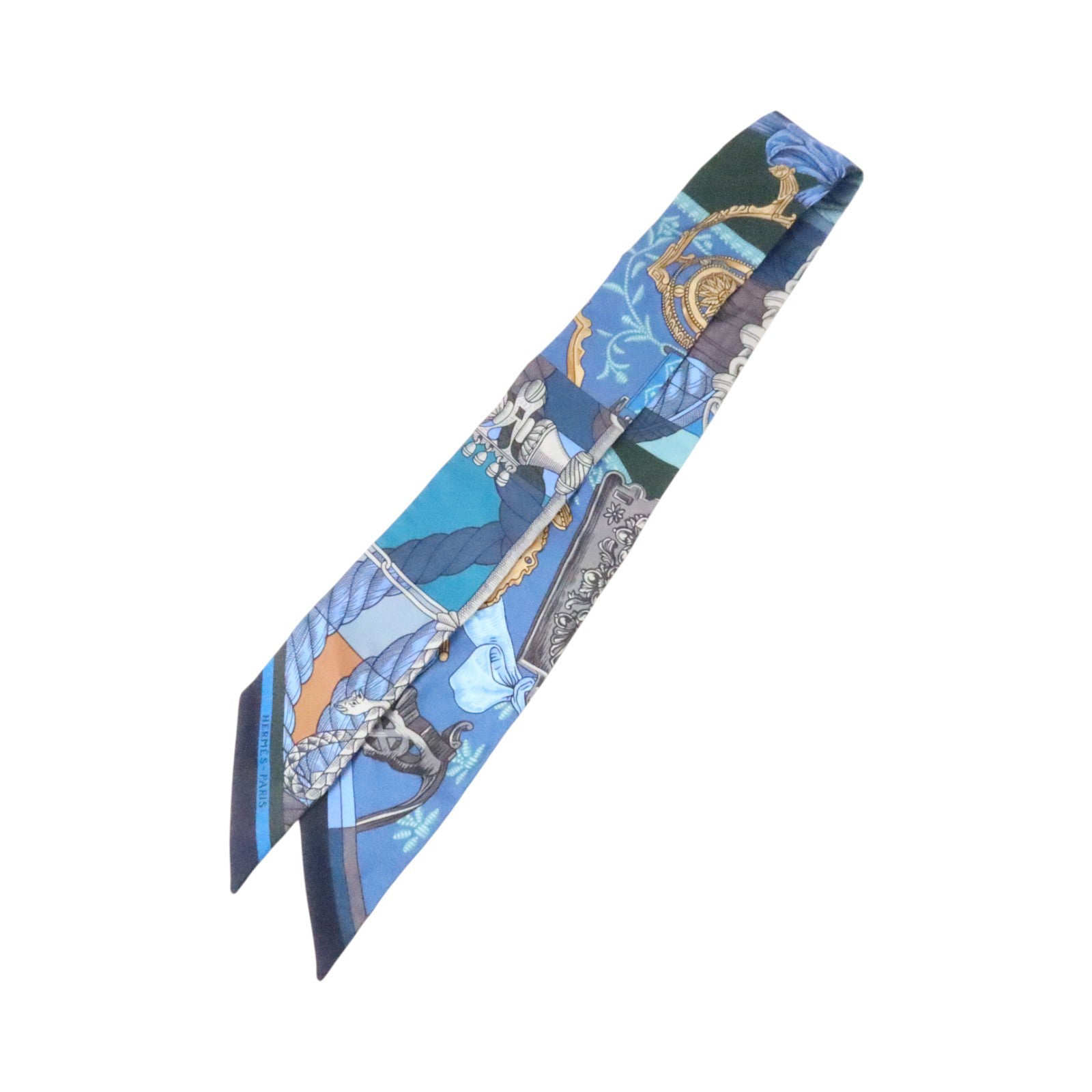 HERMES 絲質Twilly絲巾
