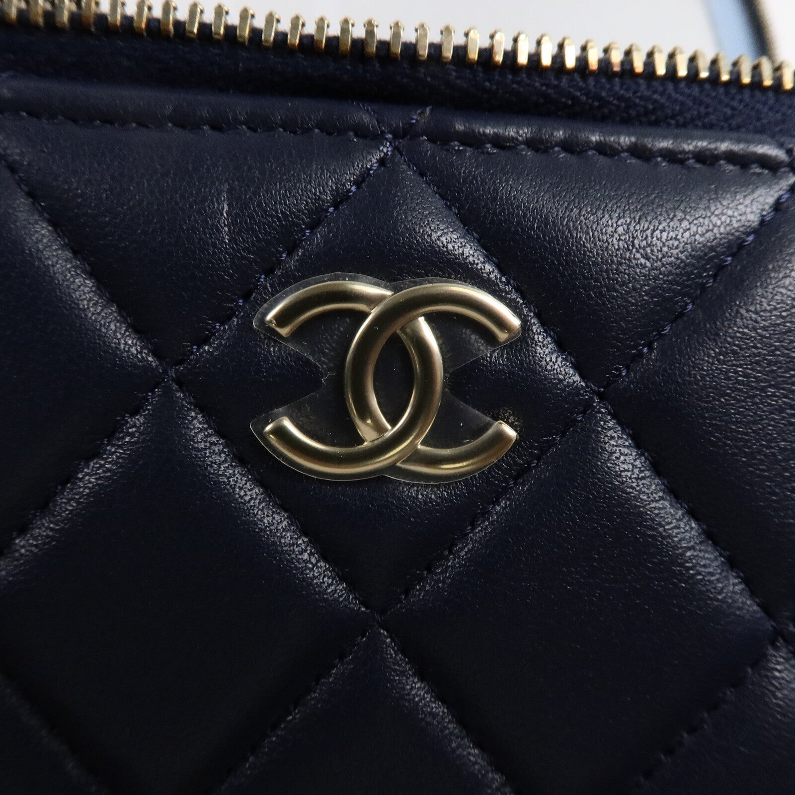 CHANEL 羊皮皮革Top Handle Vanity Case手挽肩背兩用袋