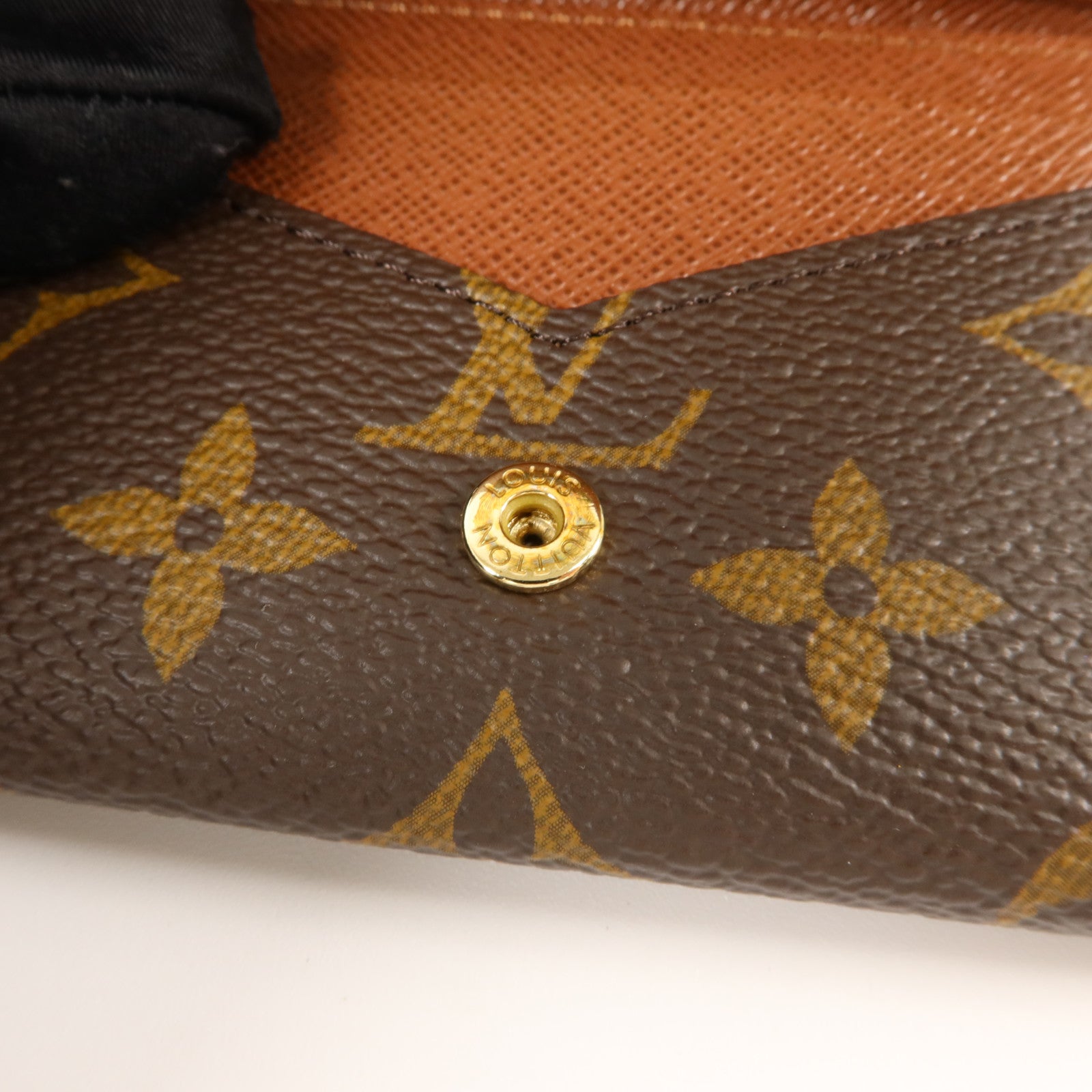 LOUIS VUITTON Monogram Enveloppe Carte De Visite金扣卡片套