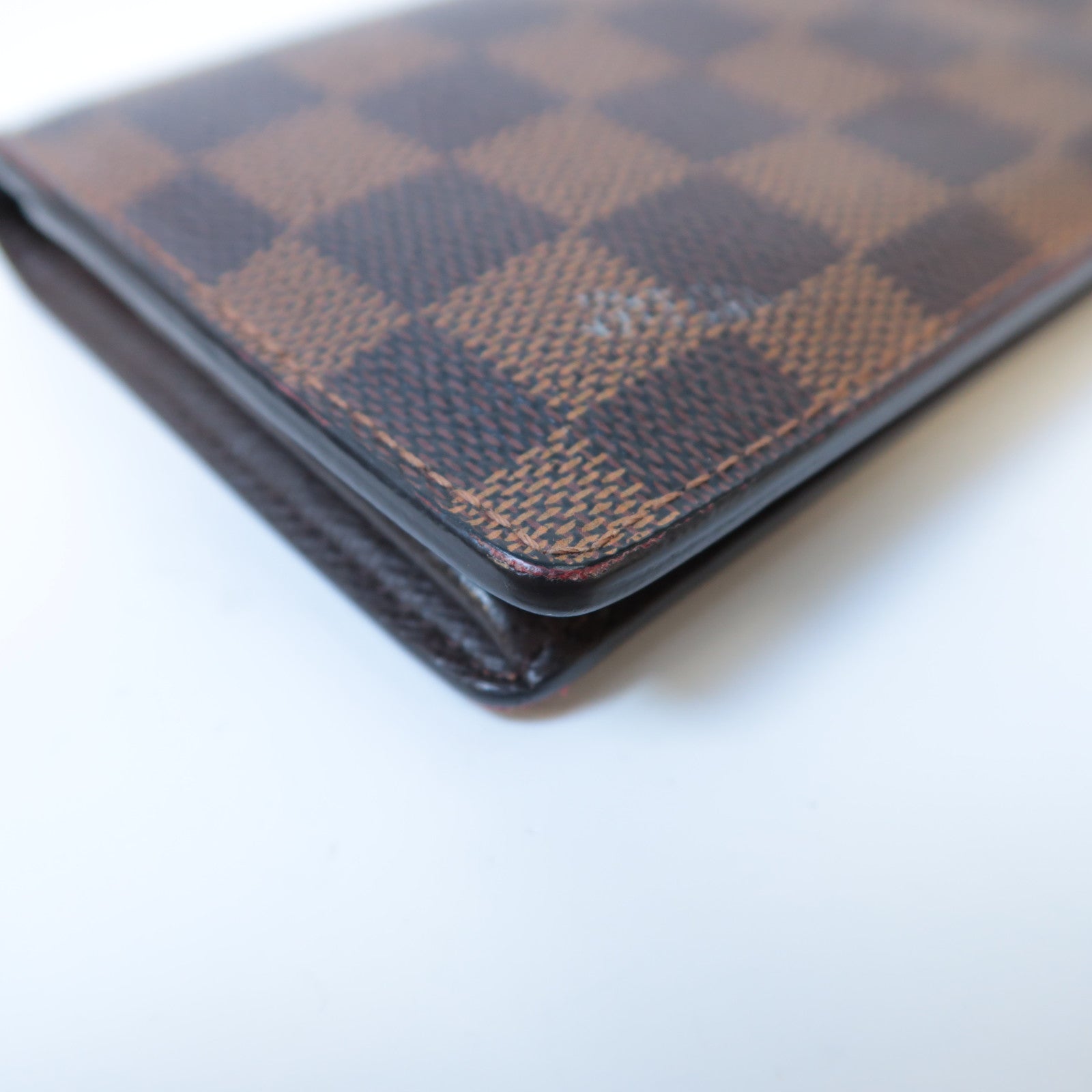 LOUIS VUITTON 【激減優惠】Damier Damier Long Wallet金扣長錢包啡色