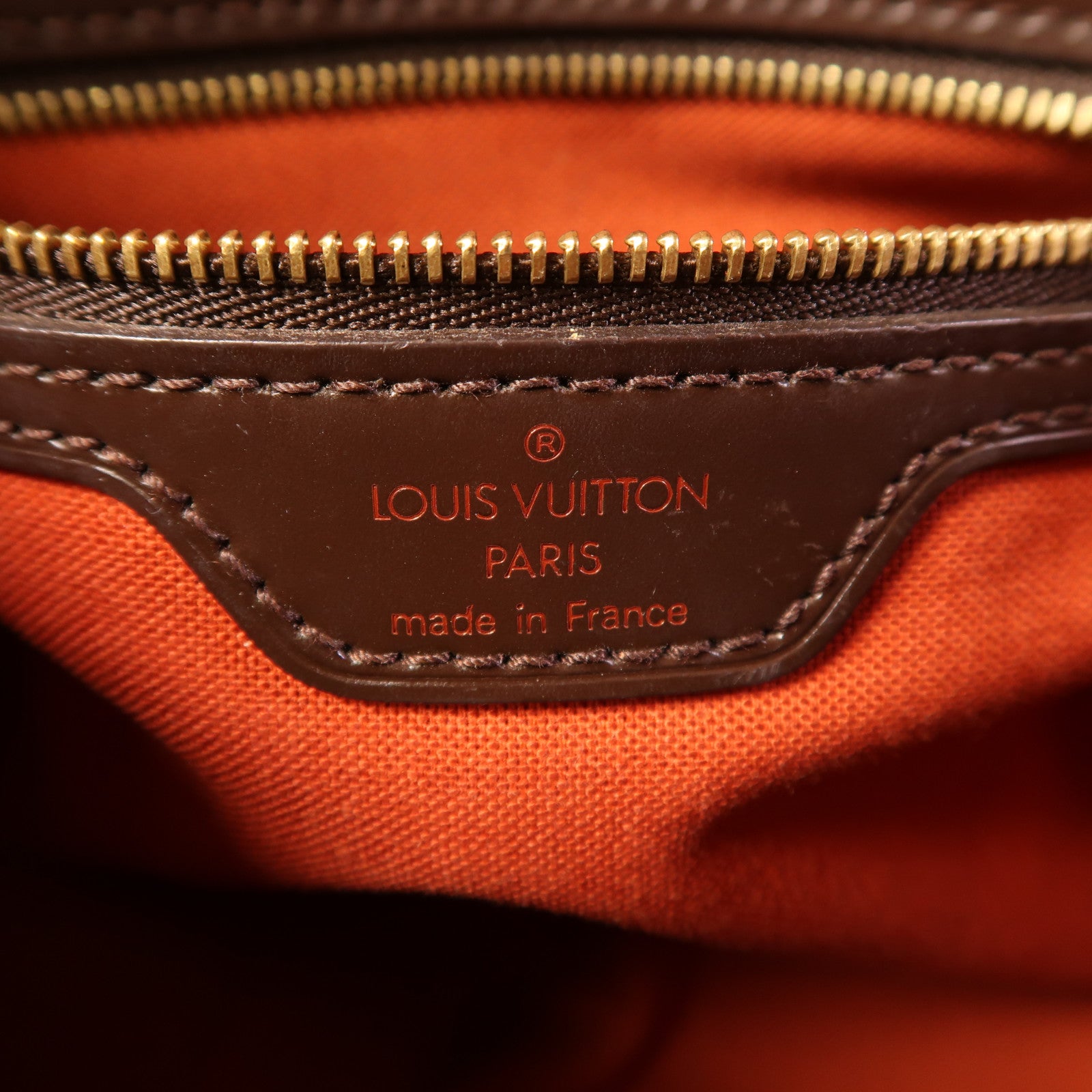 LOUIS VUITTON Damier Mini Looping金扣肩背袋