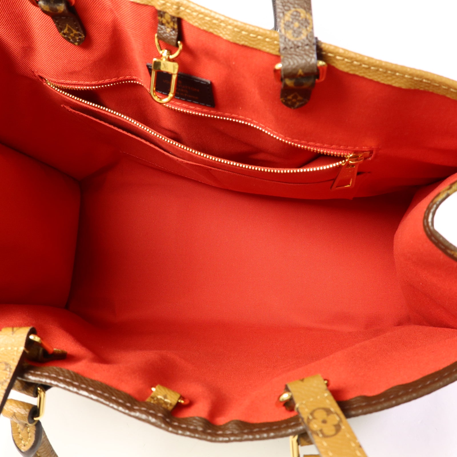 LOUIS VUITTON 【激減優惠】Monogram Giant On The Go GM金扣手挽肩背兩用袋