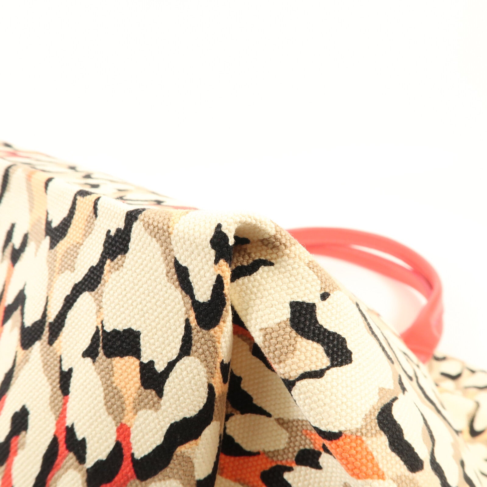 Longchamp 帆布Tote Bag銀扣手挽袋