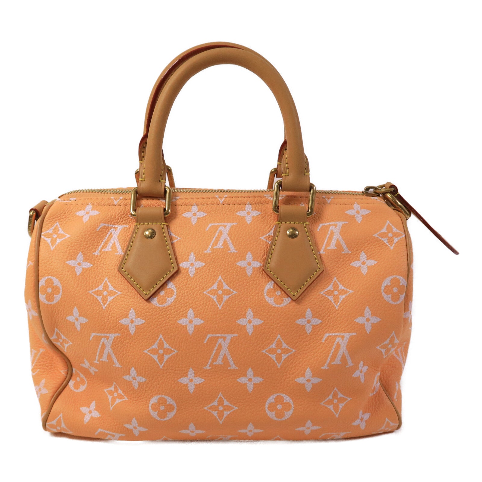 LOUIS VUITTON 牛皮/羊皮皮革Speedy P9 Bandouliere 25手挽肩背兩用袋