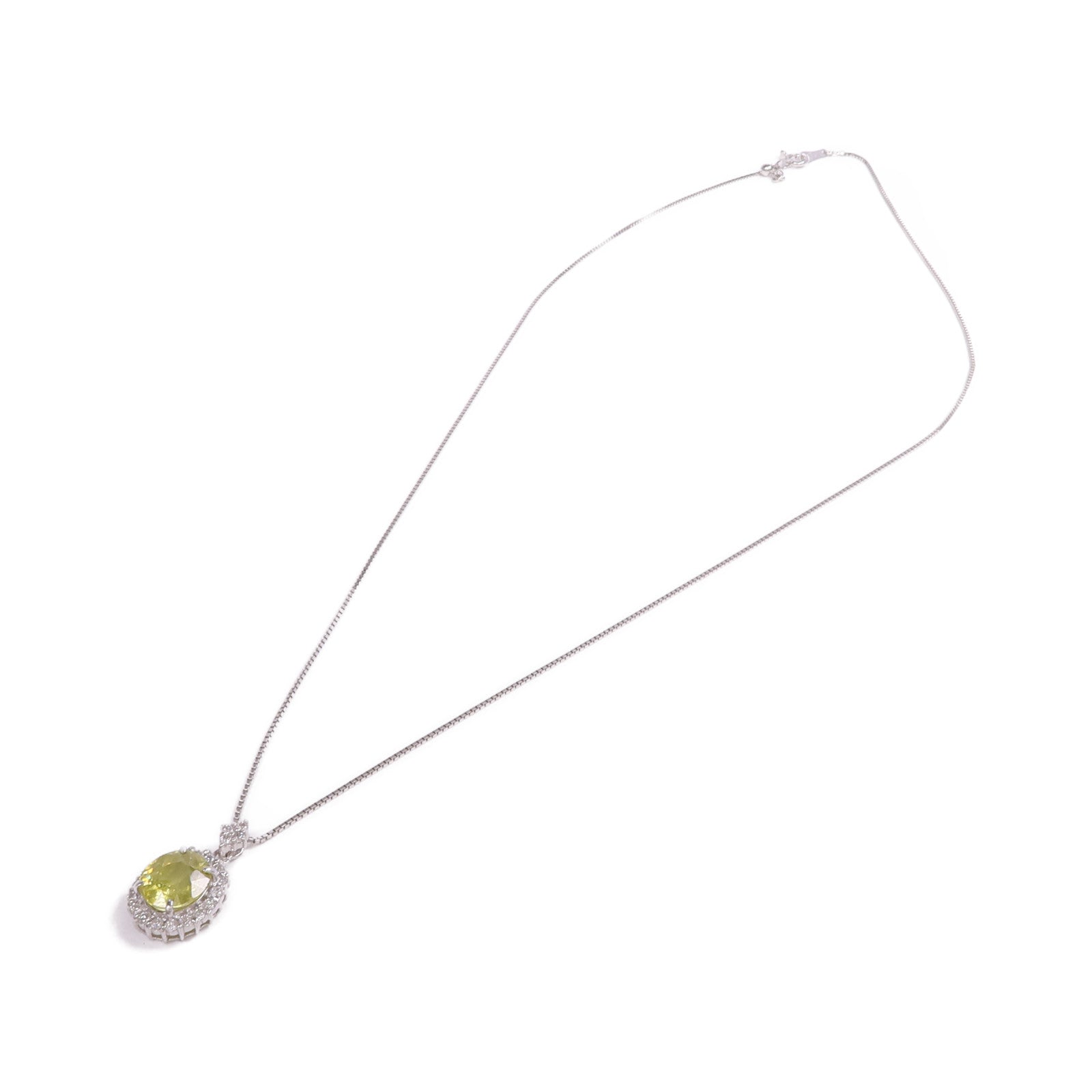 JEWELRY 18K白金Sphene Diamond Necklace榍/鑽石項鍊