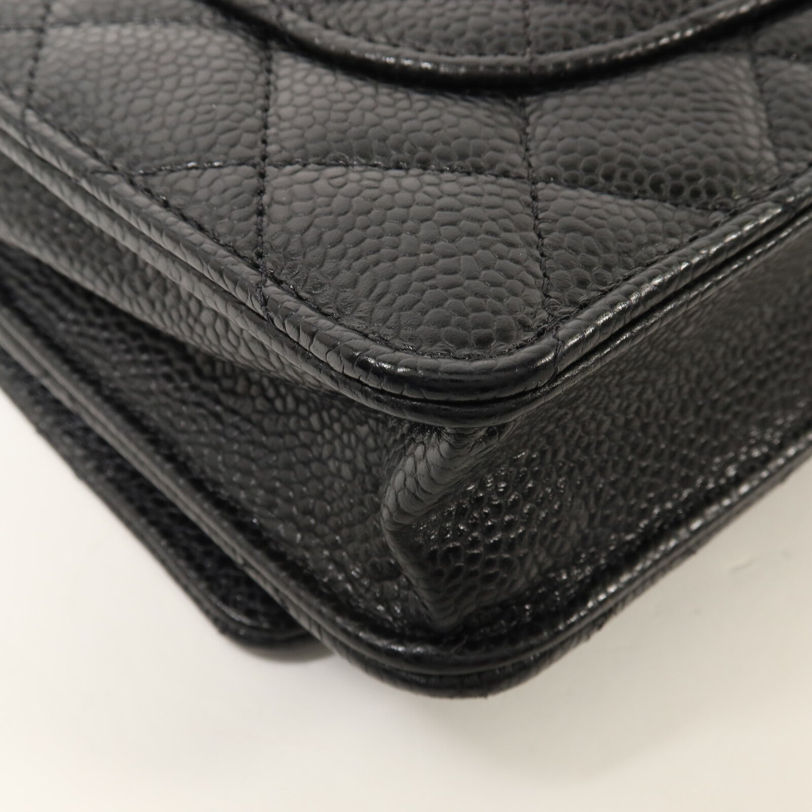 CHANEL 牛皮皮革WOC Wallet On Chain鏈帶肩背袋