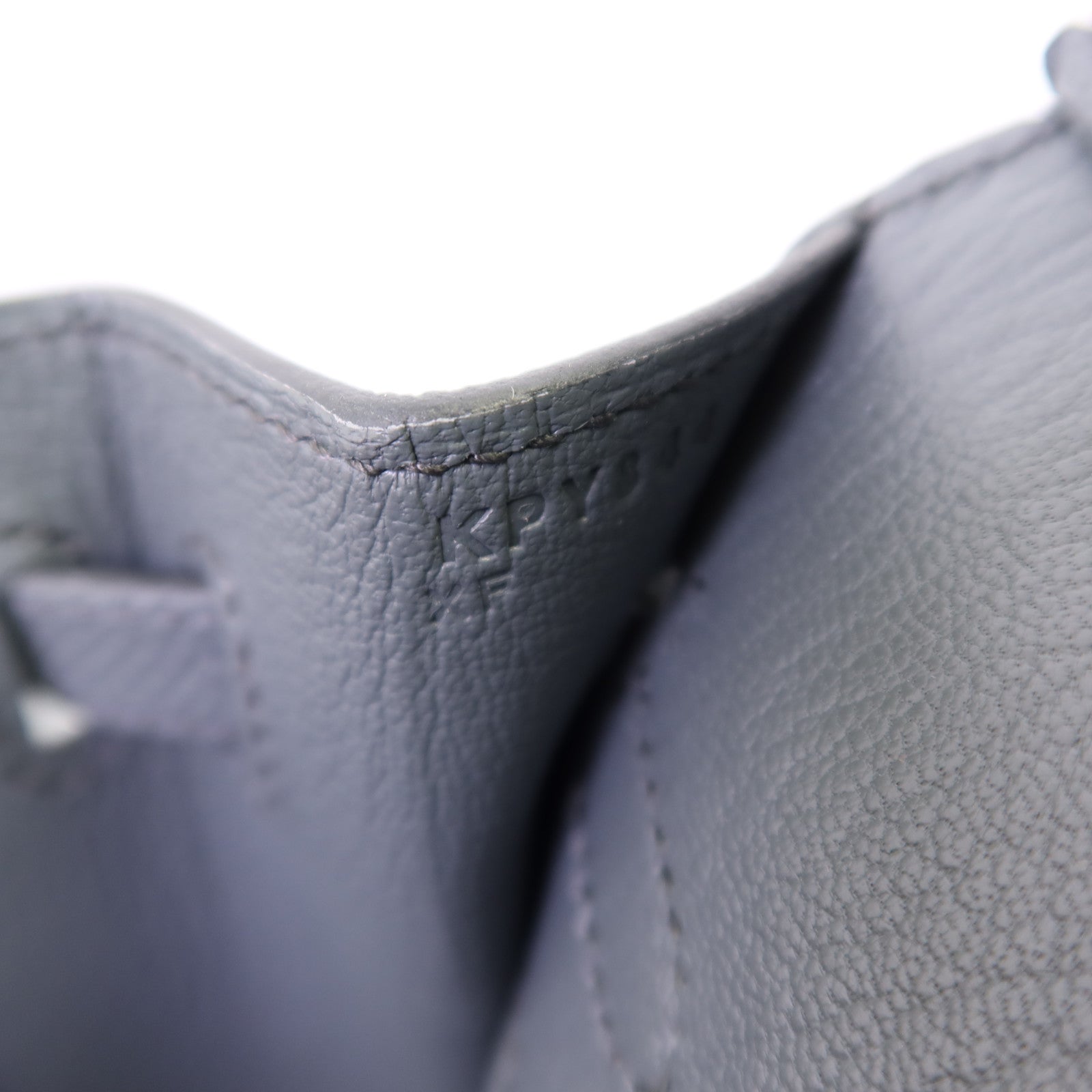 HERMES Epsom皮革Birkin Sellier 25銀扣手挽袋