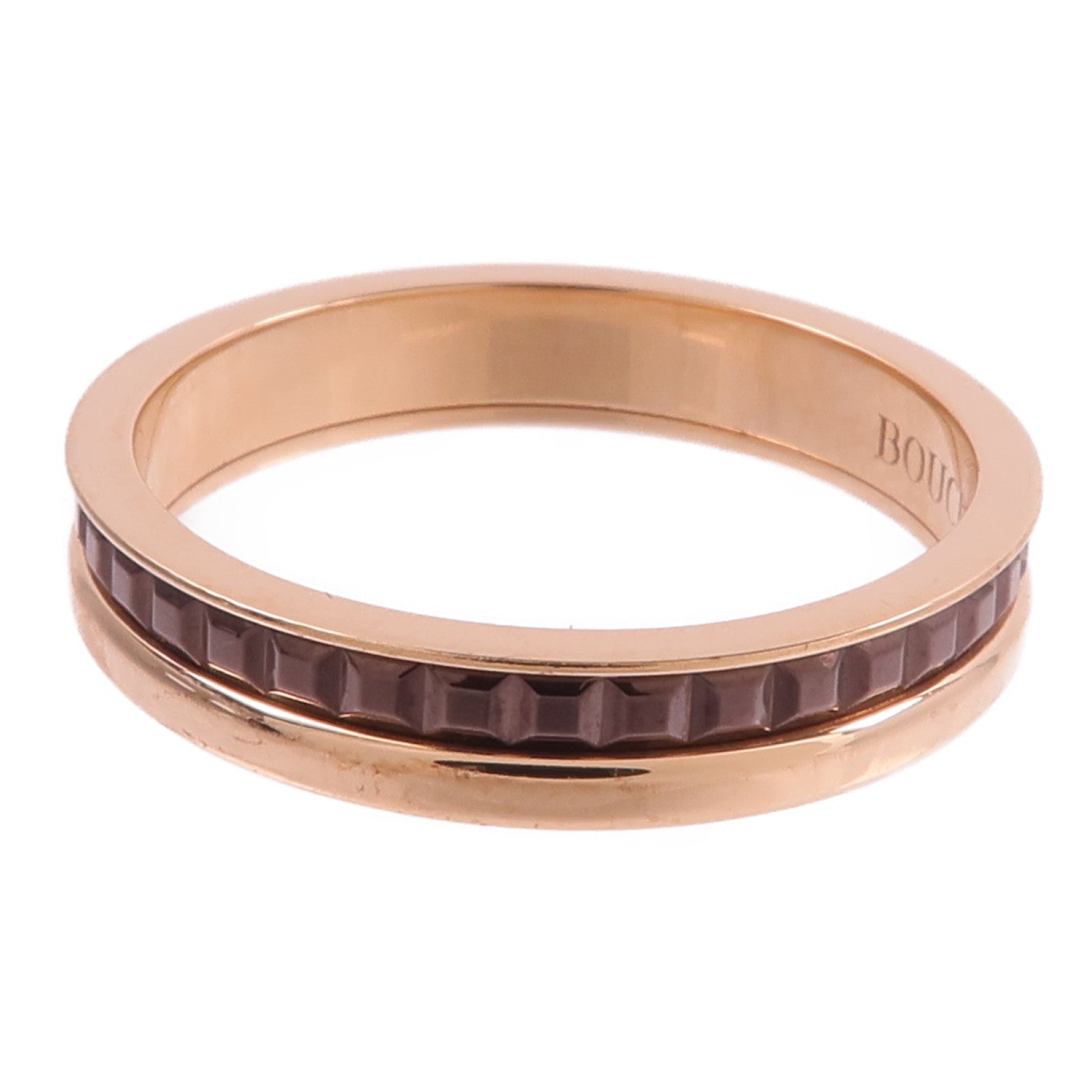 Boucheron 18K玫瑰金Quatre Classique戒指