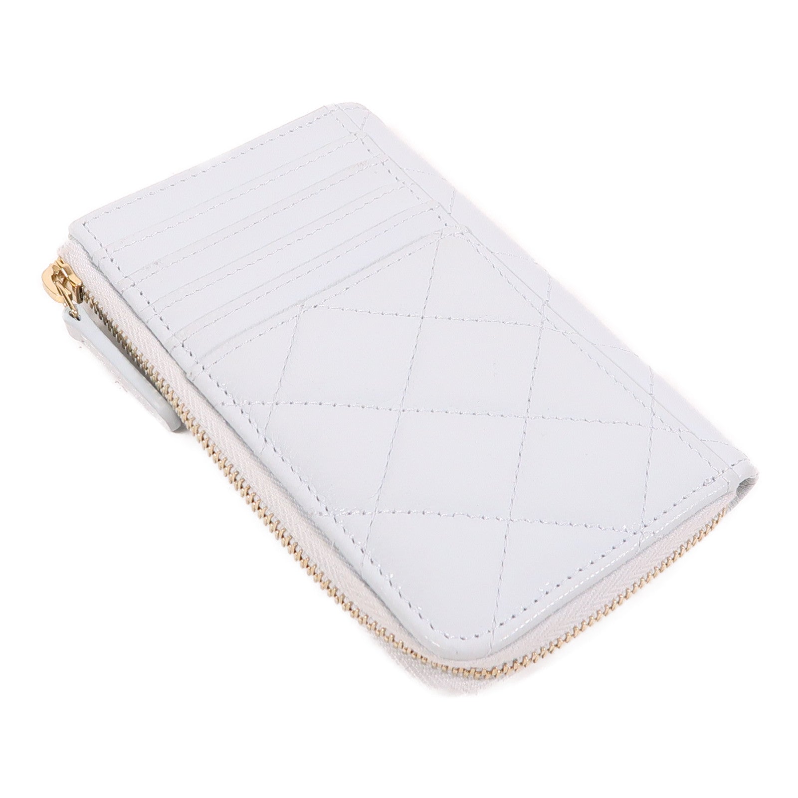 CHANEL 牛皮皮革Card Case金扣卡片套