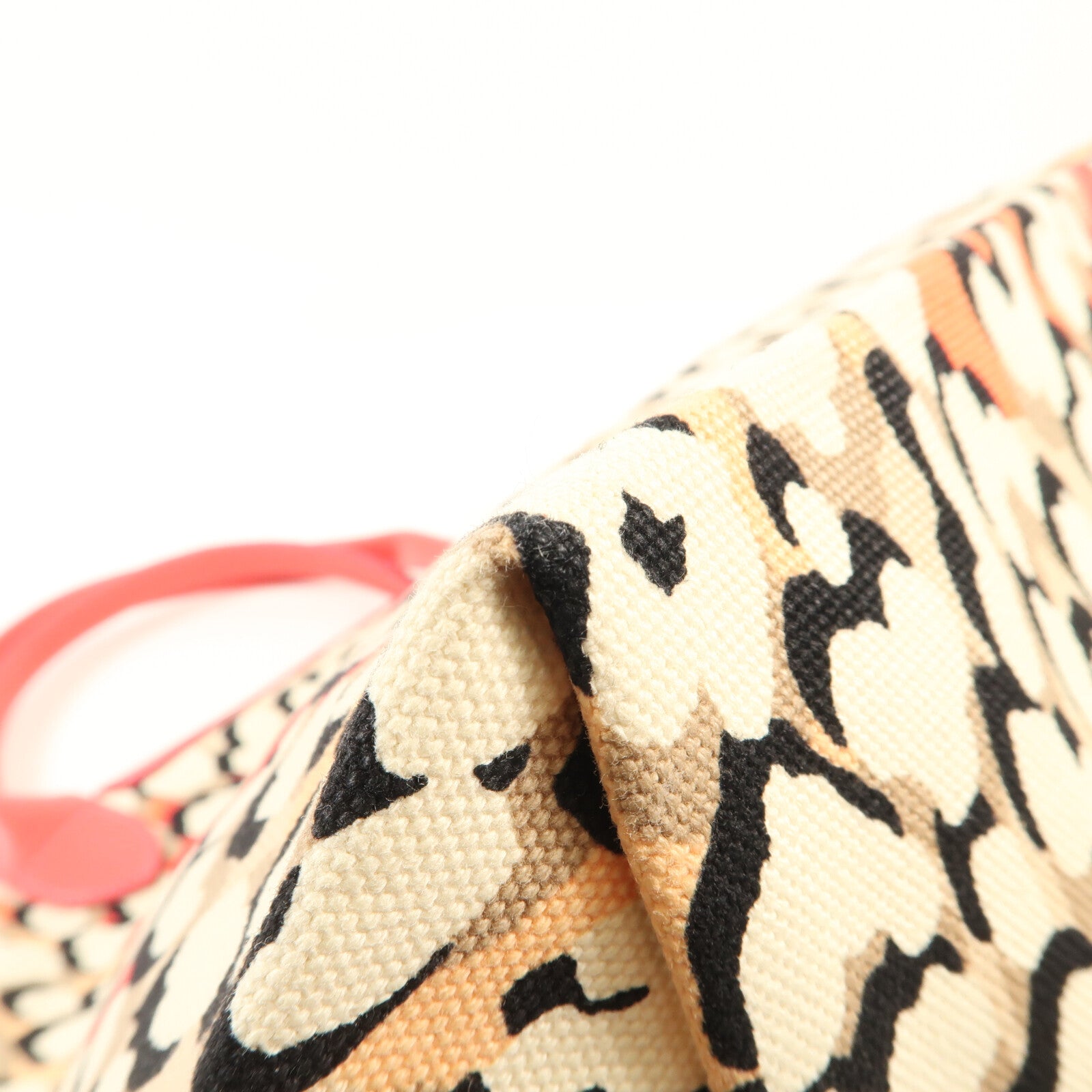 Longchamp 帆布Tote Bag銀扣手挽袋