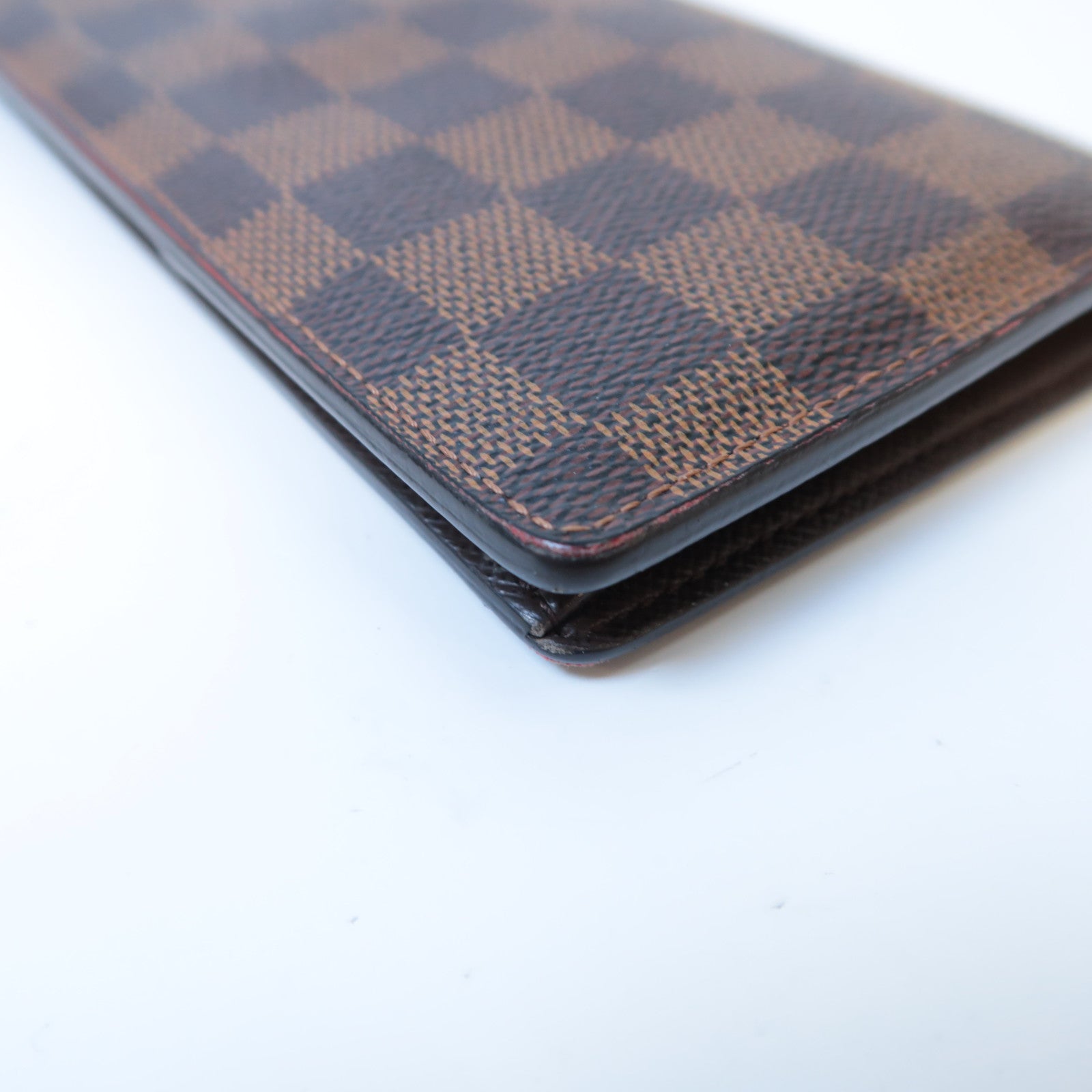 LOUIS VUITTON 【激減優惠】Damier Damier Long Wallet金扣長錢包啡色