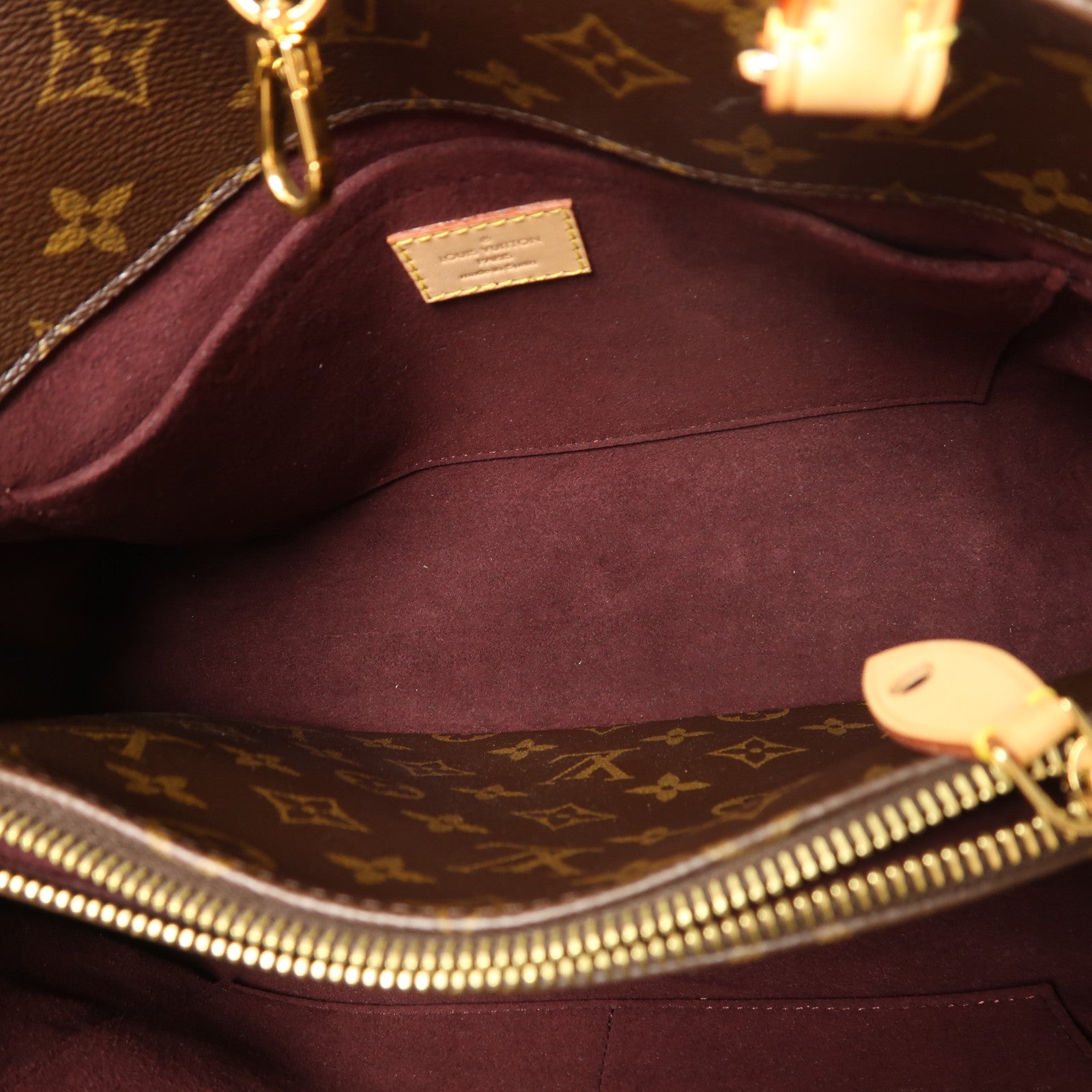 LOUIS VUITTON Monogram Montaigne MM金扣手挽肩背兩用袋