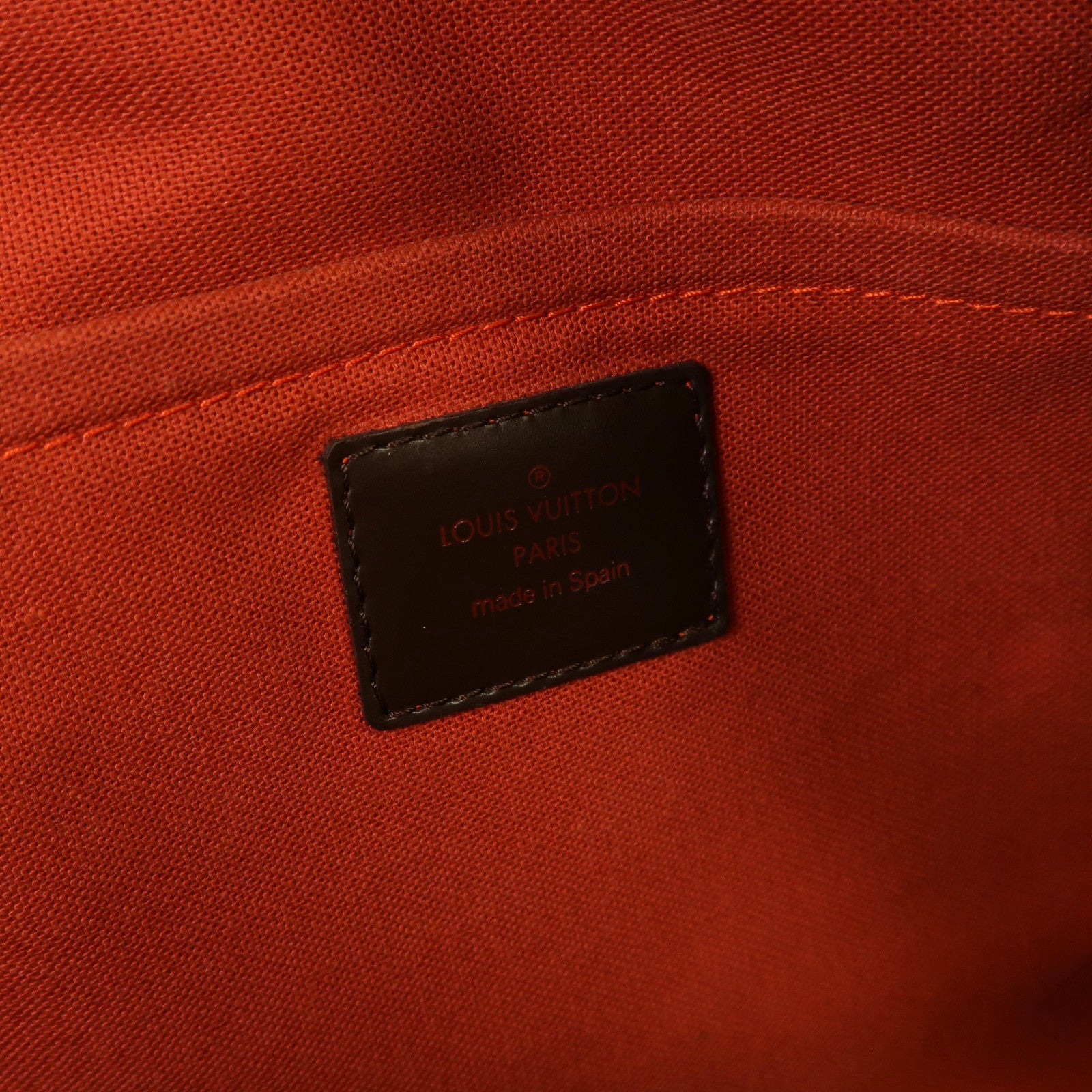 LOUIS VUITTON 【激減優惠】Damier Ebene Rivera MM金扣手挽袋啡色