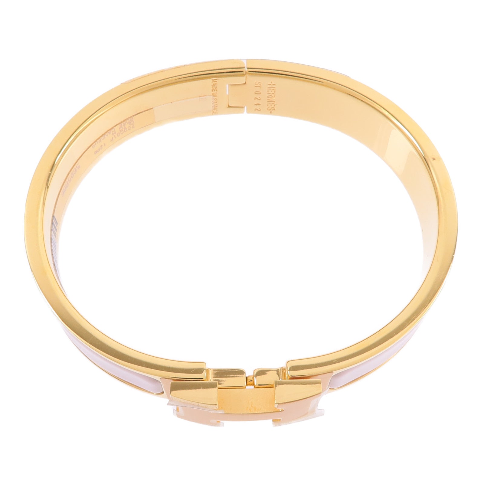 HERMES 金屬/琺瑯Clic H Bracelet手鐲
