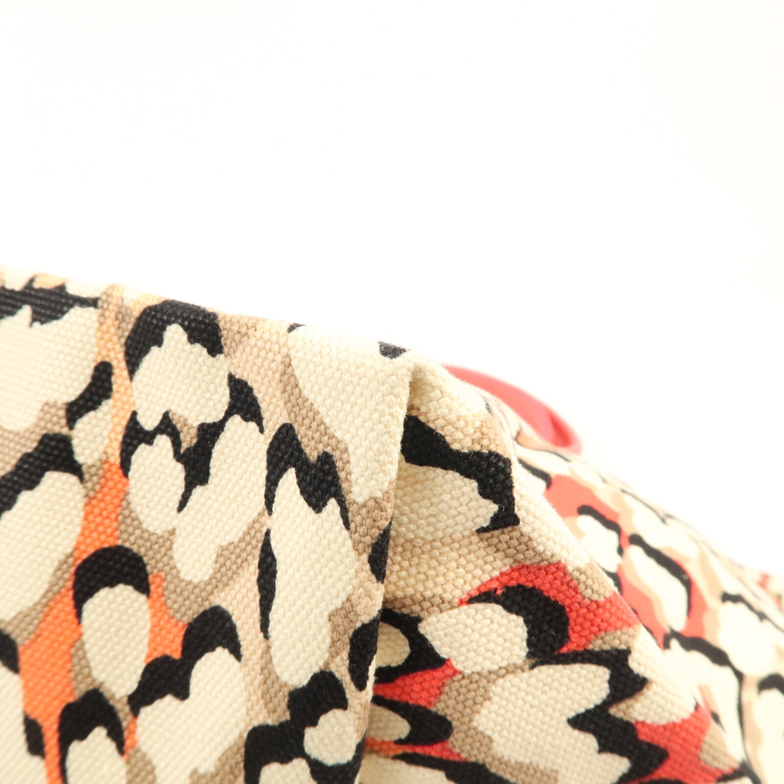 Longchamp 帆布Tote Bag銀扣手挽袋