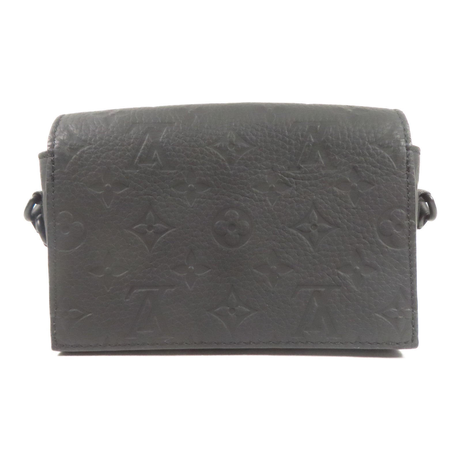 LOUIS VUITTON Monogram Taurillon Steamer Wearable Wallet扣肩背袋