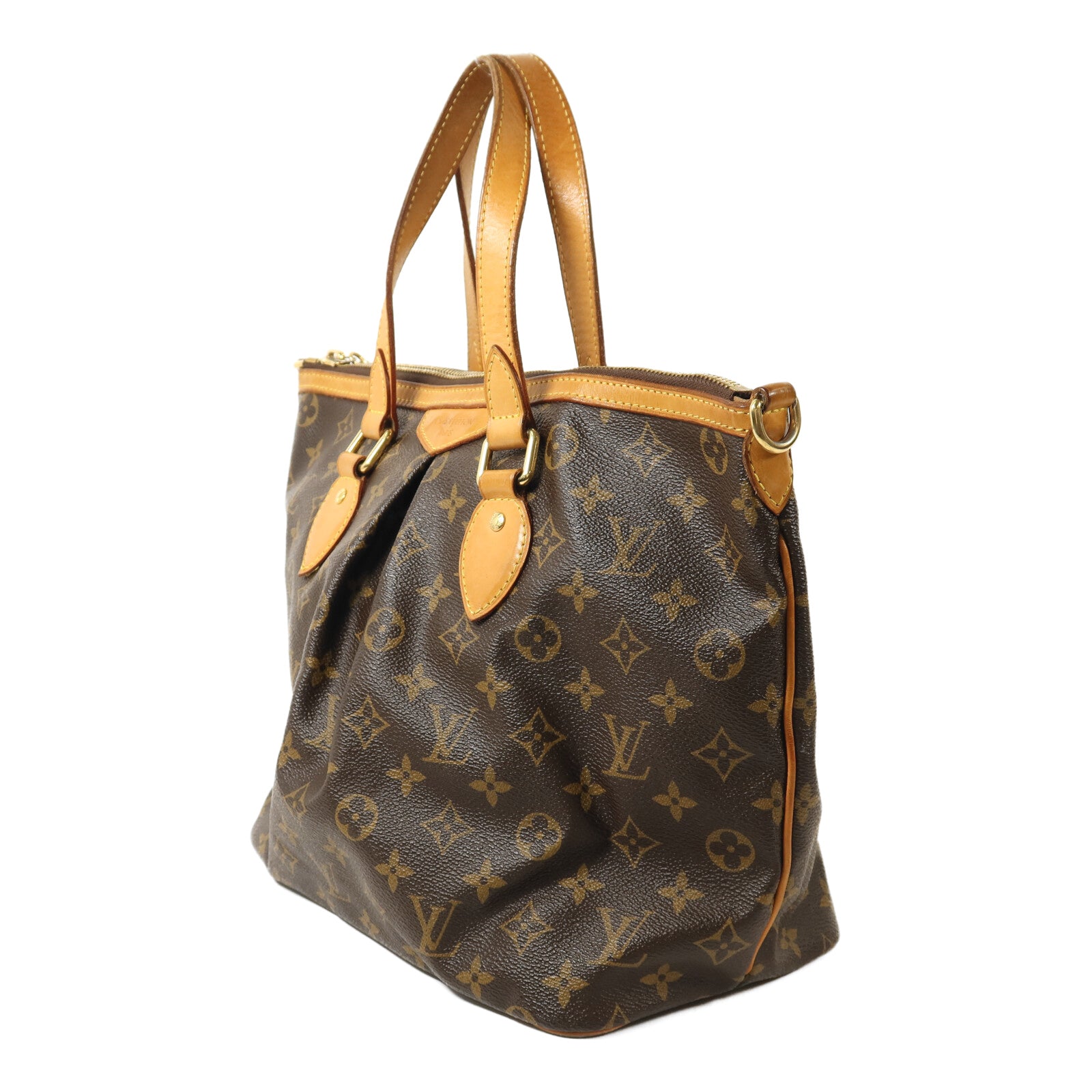 LOUIS VUITTON Monogram Palermo PM金扣手挽肩背兩用袋