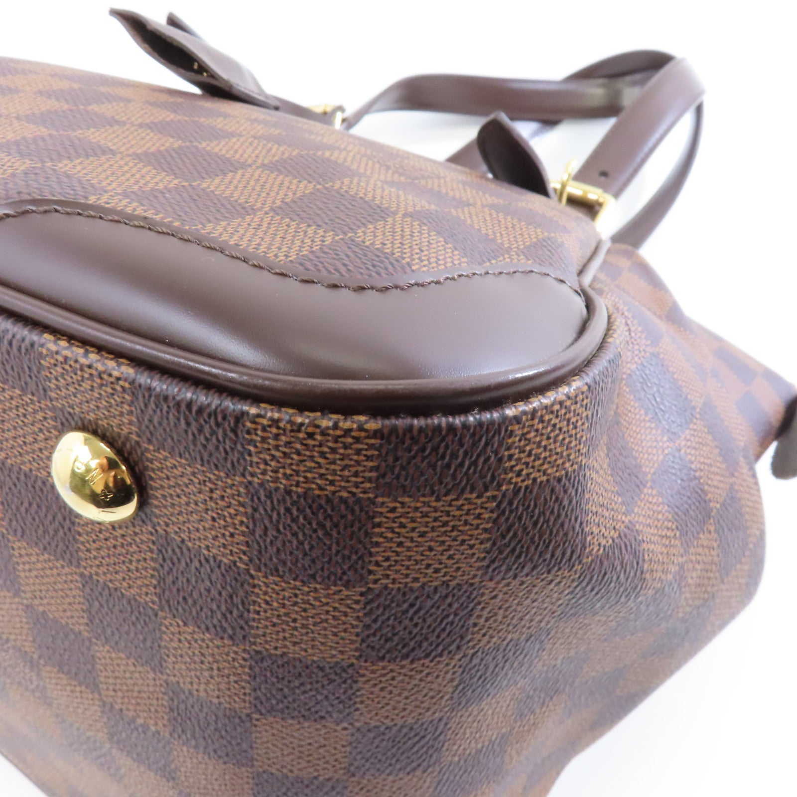 LOUIS VUITTON 【激減優惠】Damier Verona MM金扣肩背袋啡色