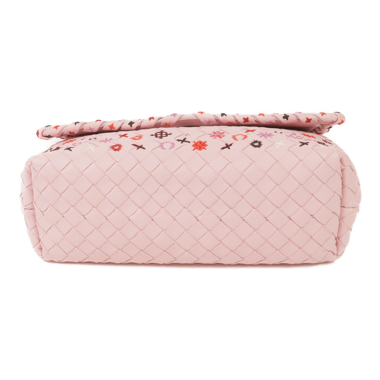 BOTTEGA VENETA 織紋皮革Chain Shoulder鏈帶肩背袋