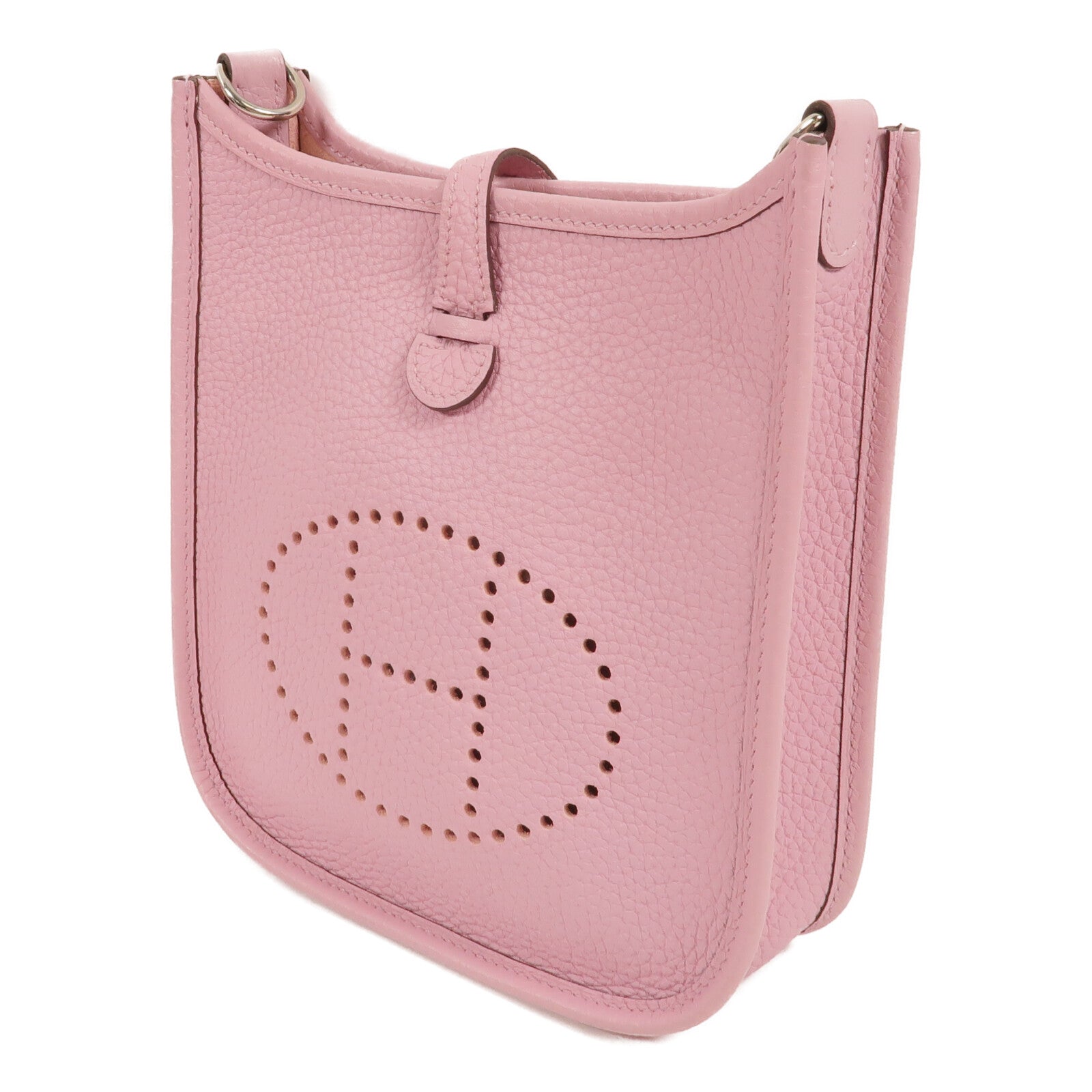 HERMES Clemence皮革Evelyne TPM肩背袋Mauve Sylvestre