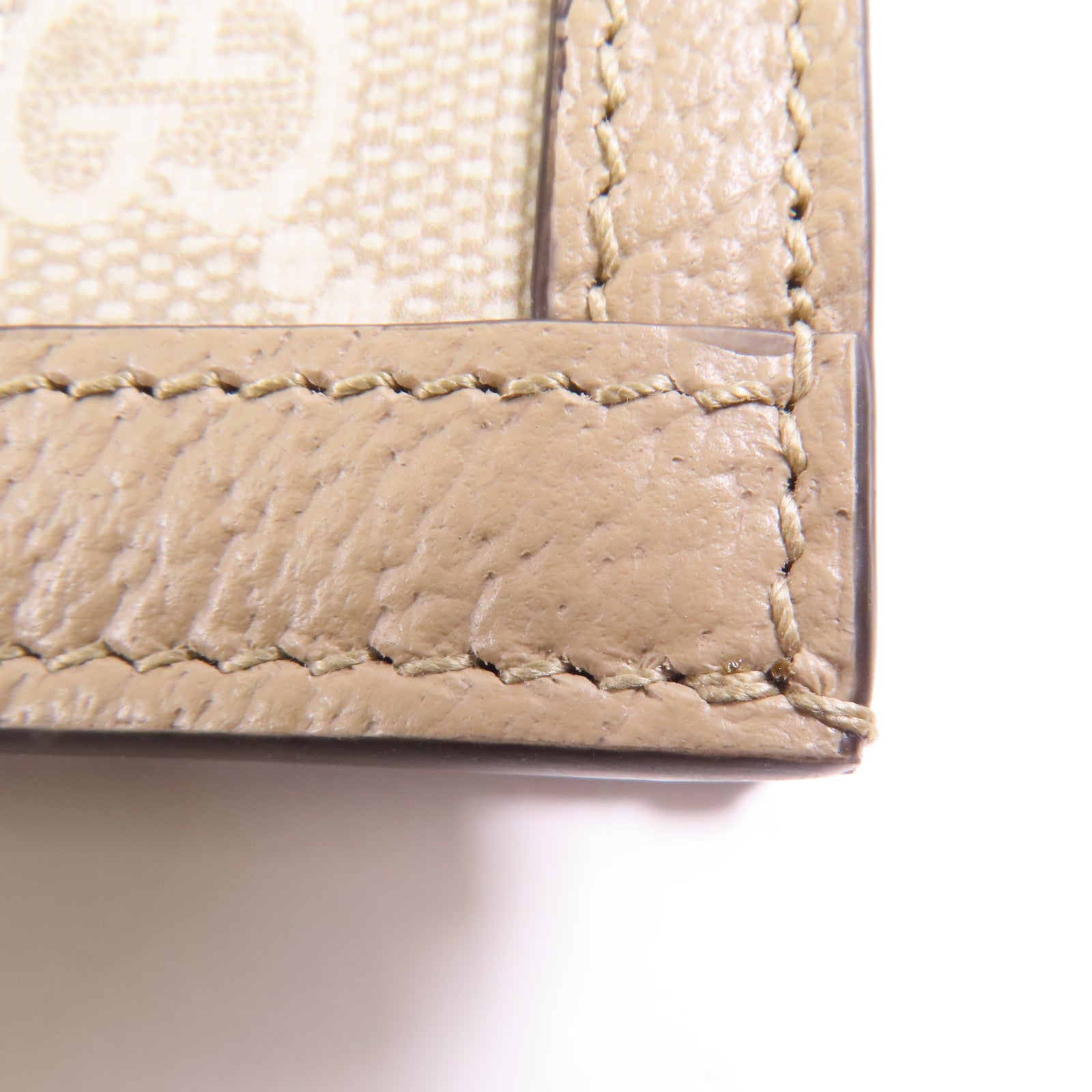 GUCCI 塗層帆布Wallet金扣錢包
