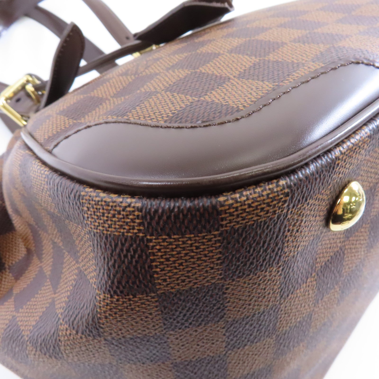 LOUIS VUITTON 【激減優惠】Damier Verona MM金扣肩背袋啡色
