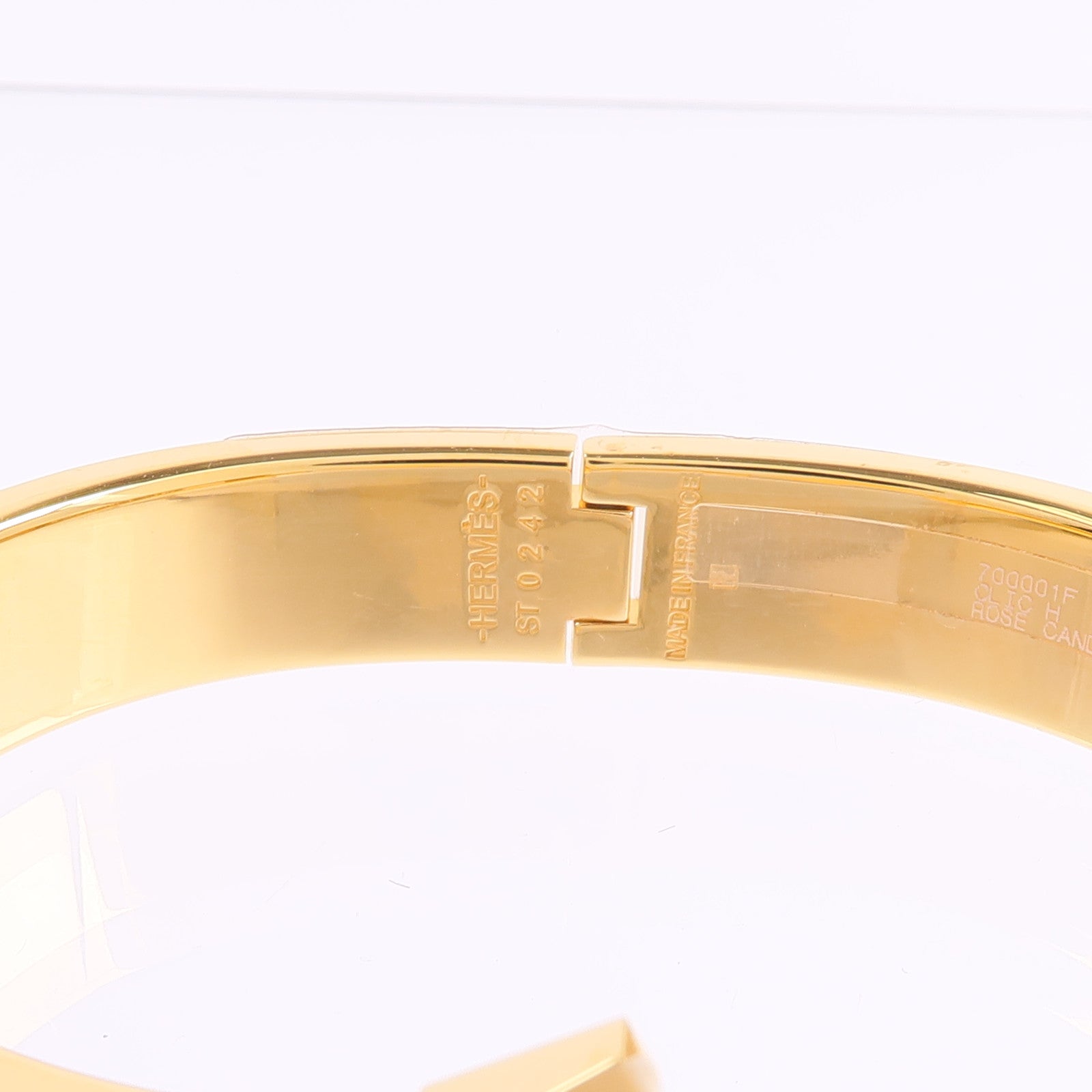 HERMES 金屬/琺瑯Clic H Bracelet手鐲