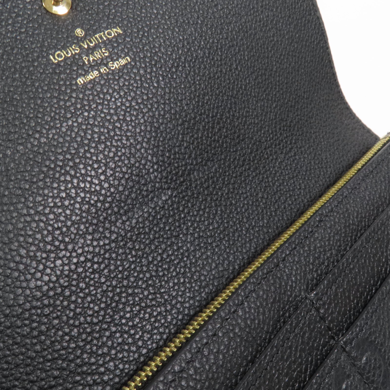 LOUIS VUITTON Monogram Empreinte Sarah Long Wallet金扣長錢包