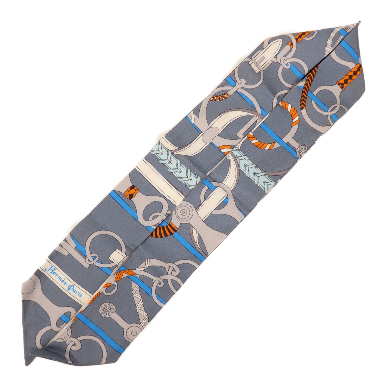 HERMES 絲質Twilly絲巾