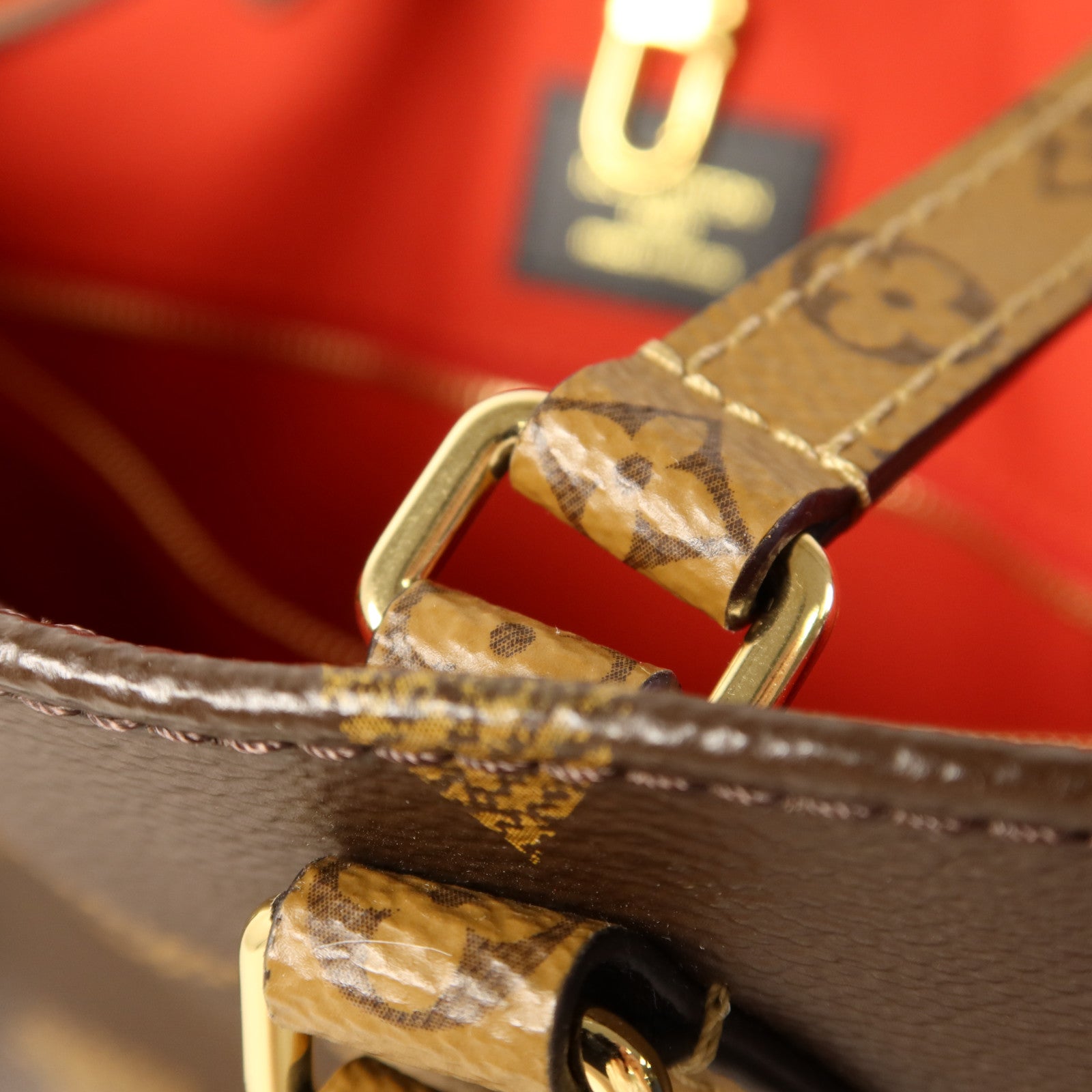 LOUIS VUITTON 【激減優惠】Monogram Giant On The Go GM金扣手挽肩背兩用袋