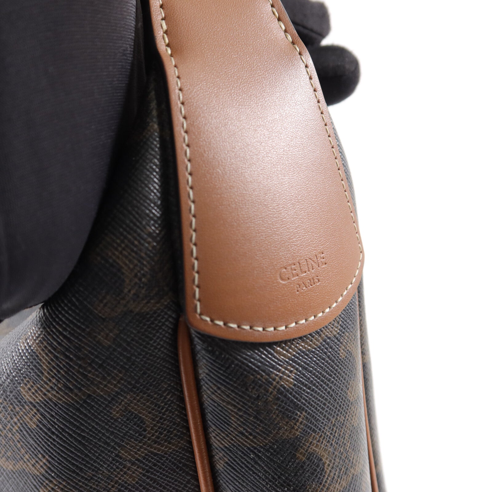 CELINE 塗層帆布Heloise Hobo肩背袋