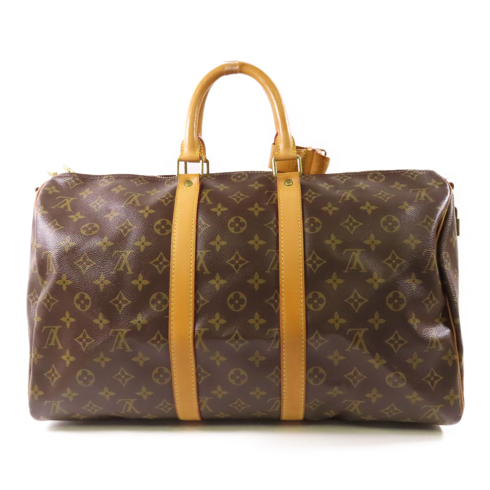 LOUIS VUITTON Monogram Keepall Bandouliere 45金扣手挽肩背兩用袋