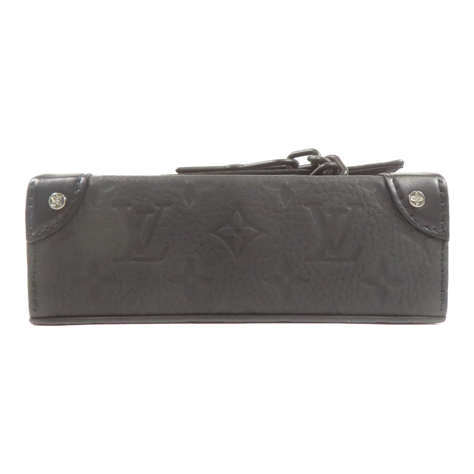 LOUIS VUITTON Monogram Taurillon Steamer Wearable Wallet扣肩背袋