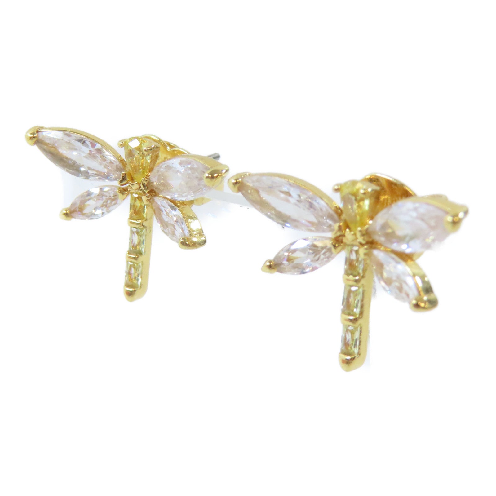 Kate Spade 金屬/水晶Dragonfly Earrings耳環金色