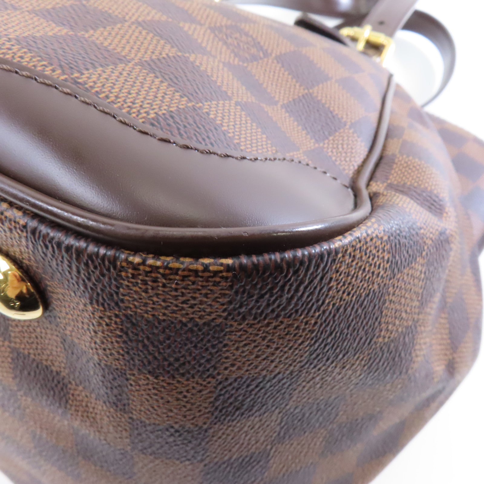LOUIS VUITTON 【激減優惠】Damier Verona MM金扣肩背袋啡色