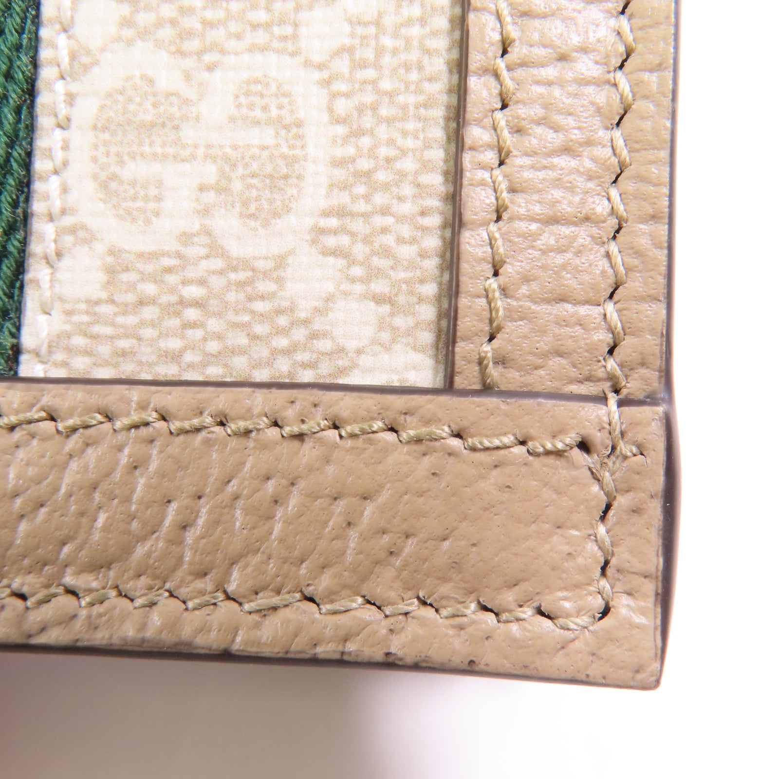 GUCCI 塗層帆布Wallet金扣錢包