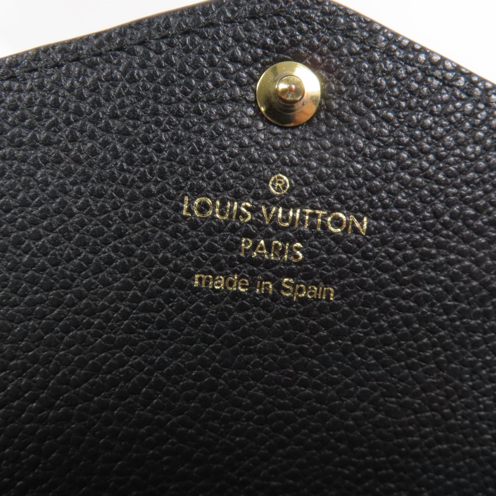 LOUIS VUITTON Monogram Empreinte Sarah Long Wallet金扣長錢包