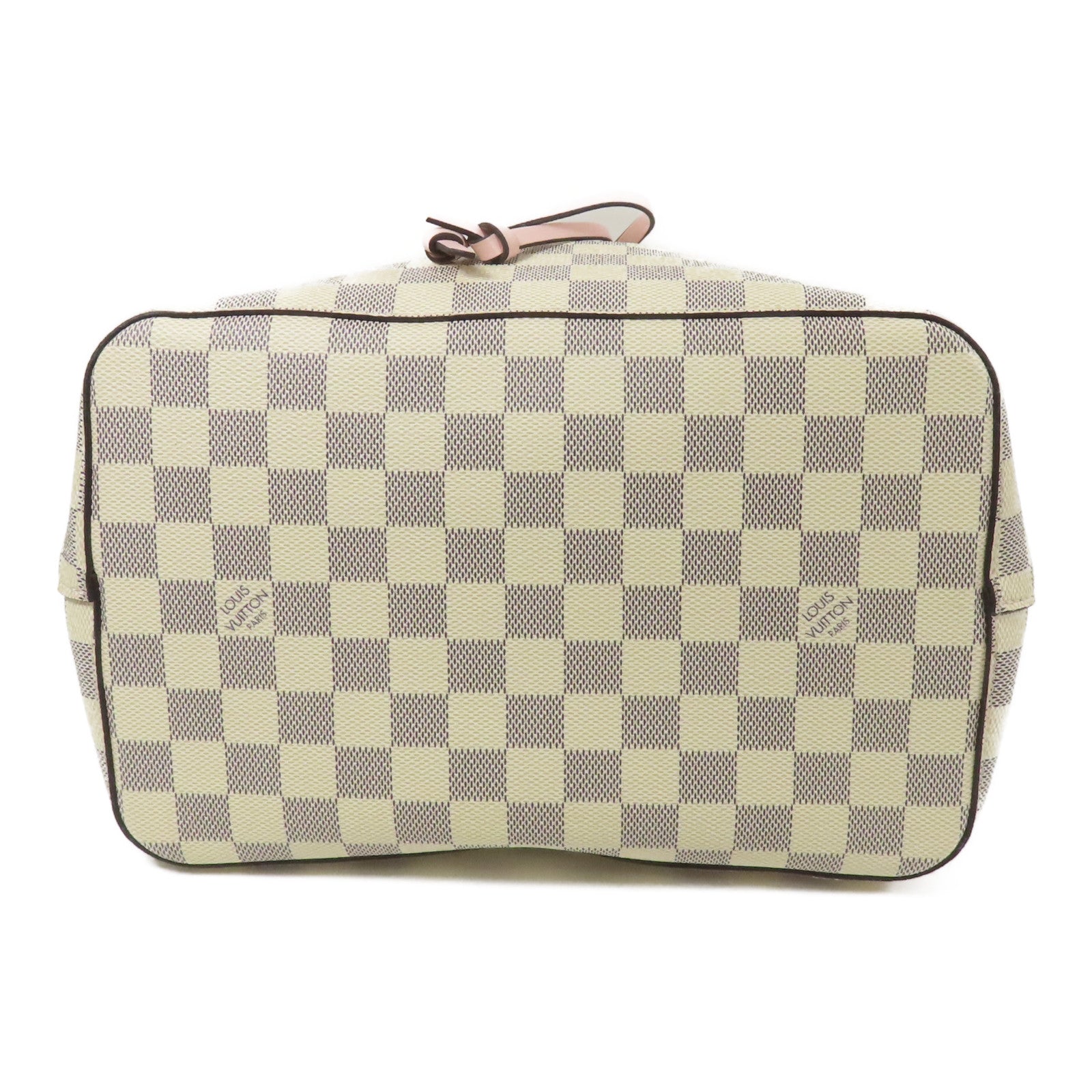 LOUIS VUITTON Damier Azur Neo Noe金扣肩背袋白色