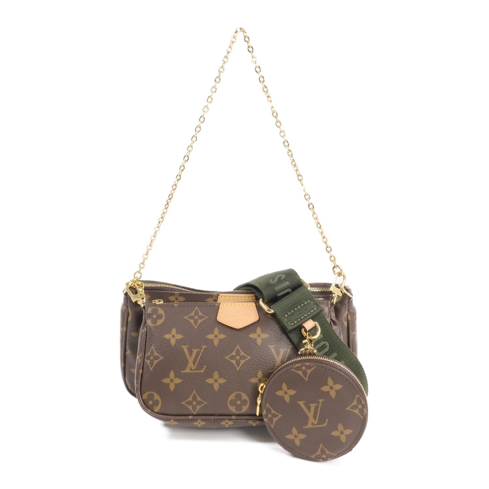 LOUIS VUITTON Monogram Multi Pochette Accessoires金扣肩背袋