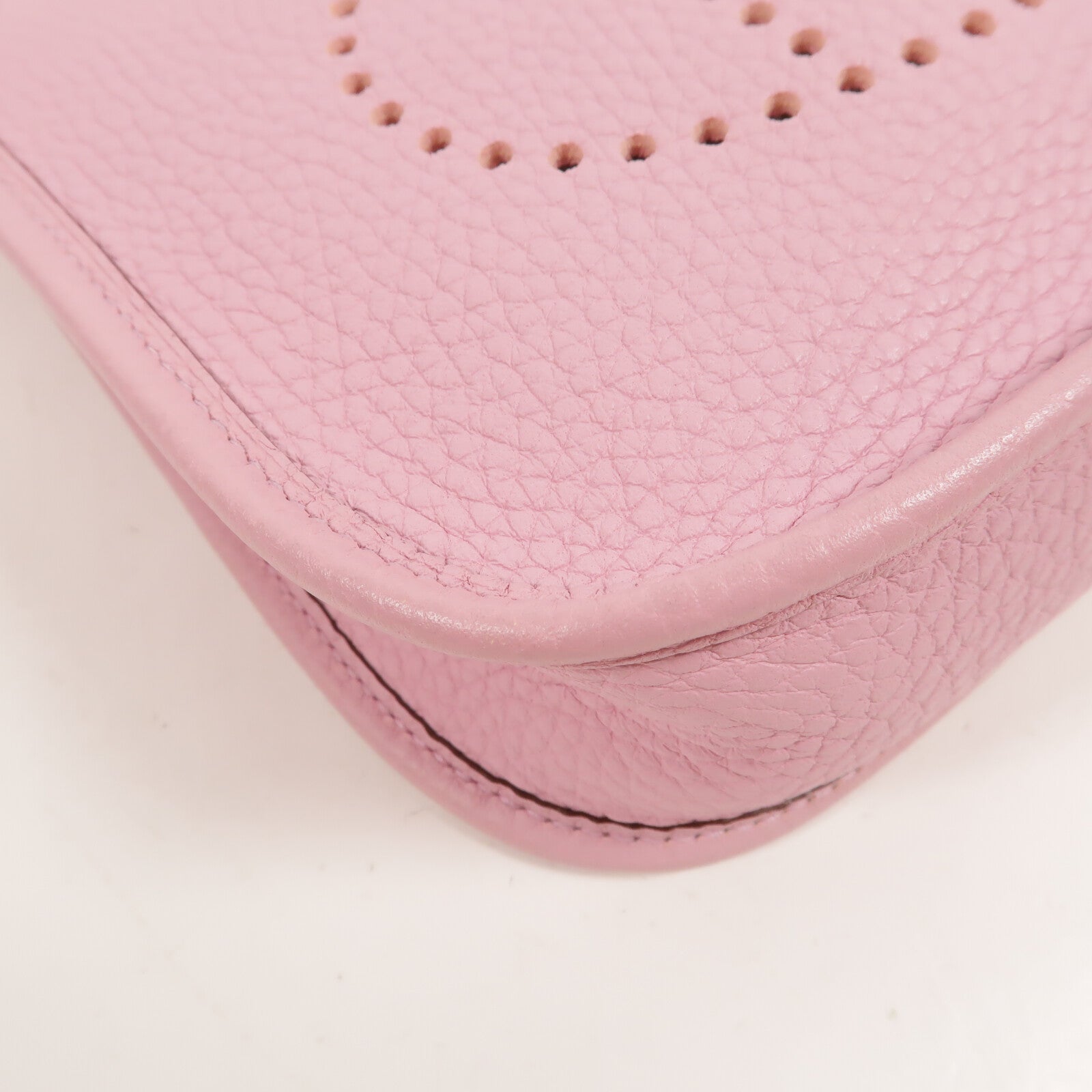 HERMES Clemence皮革Evelyne TPM肩背袋Mauve Sylvestre
