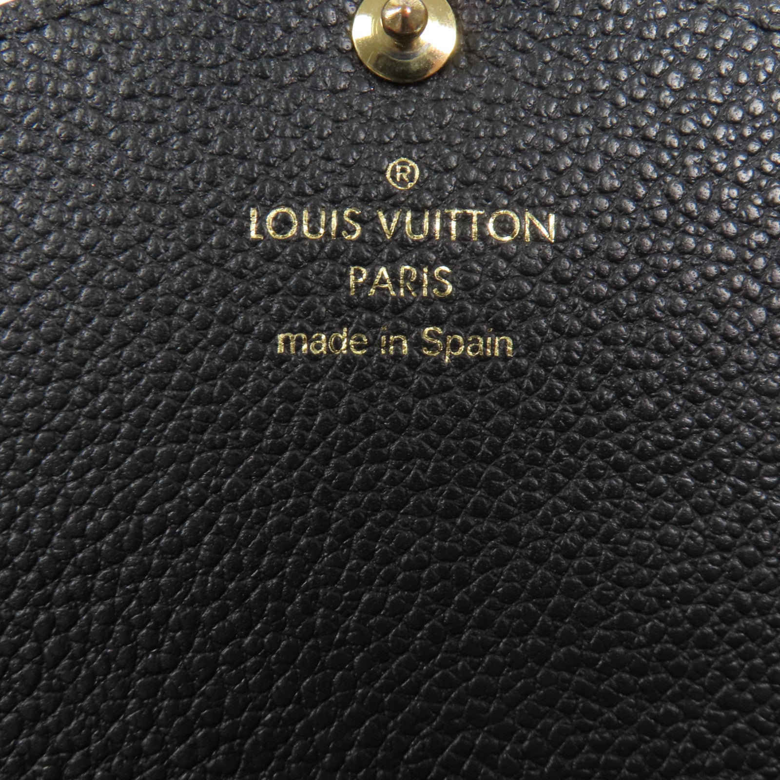 LOUIS VUITTON Monogram Empreinte Sarah Long Wallet金扣長錢包