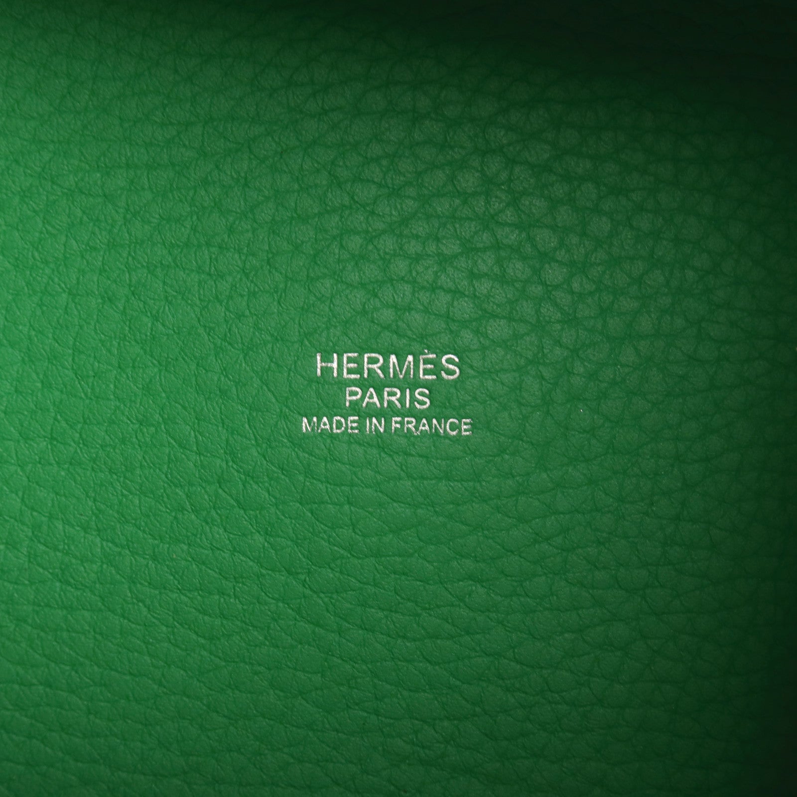 HERMES Clemence皮革Picotin GM銀扣手挽袋