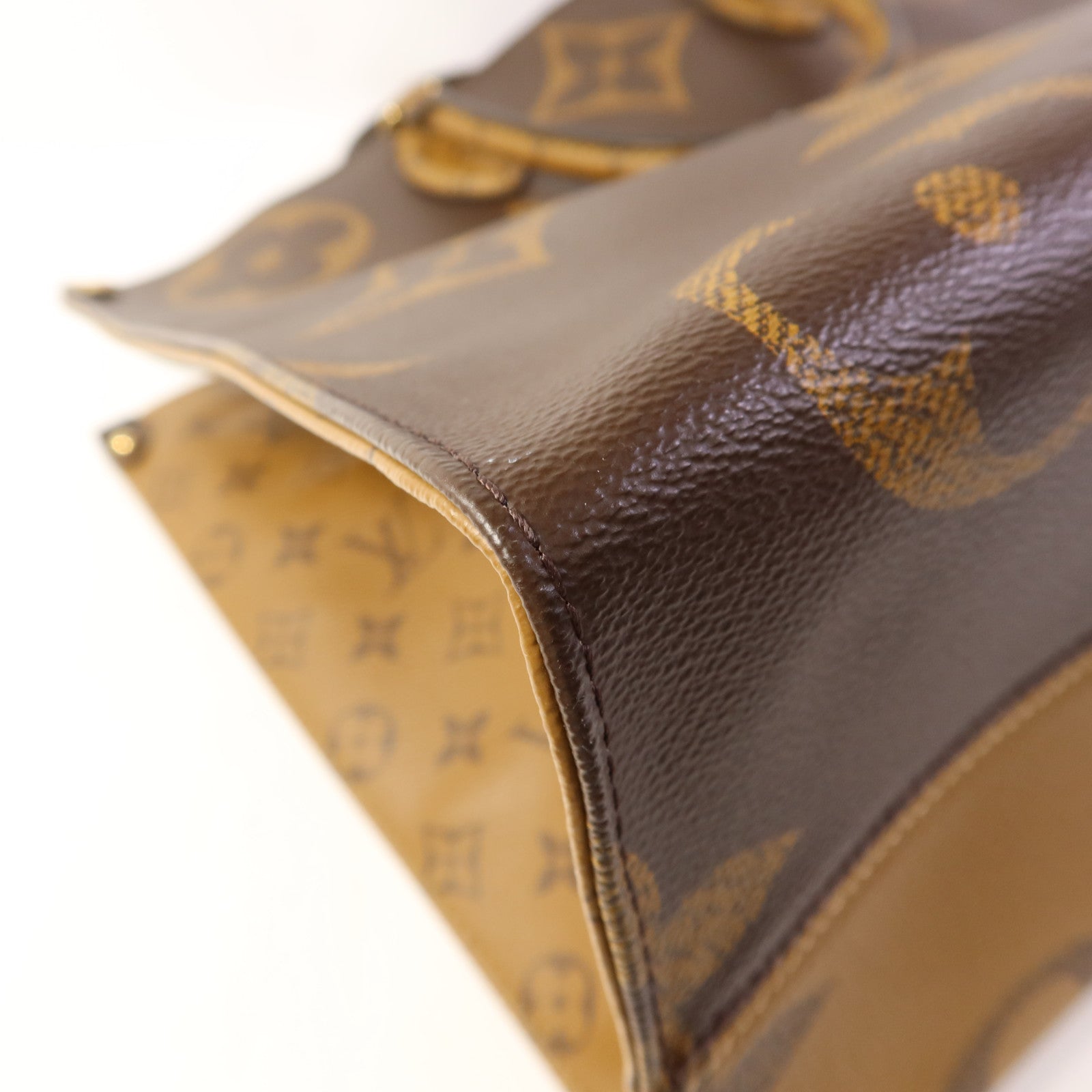 LOUIS VUITTON 【激減優惠】Monogram Giant On The Go GM金扣手挽肩背兩用袋