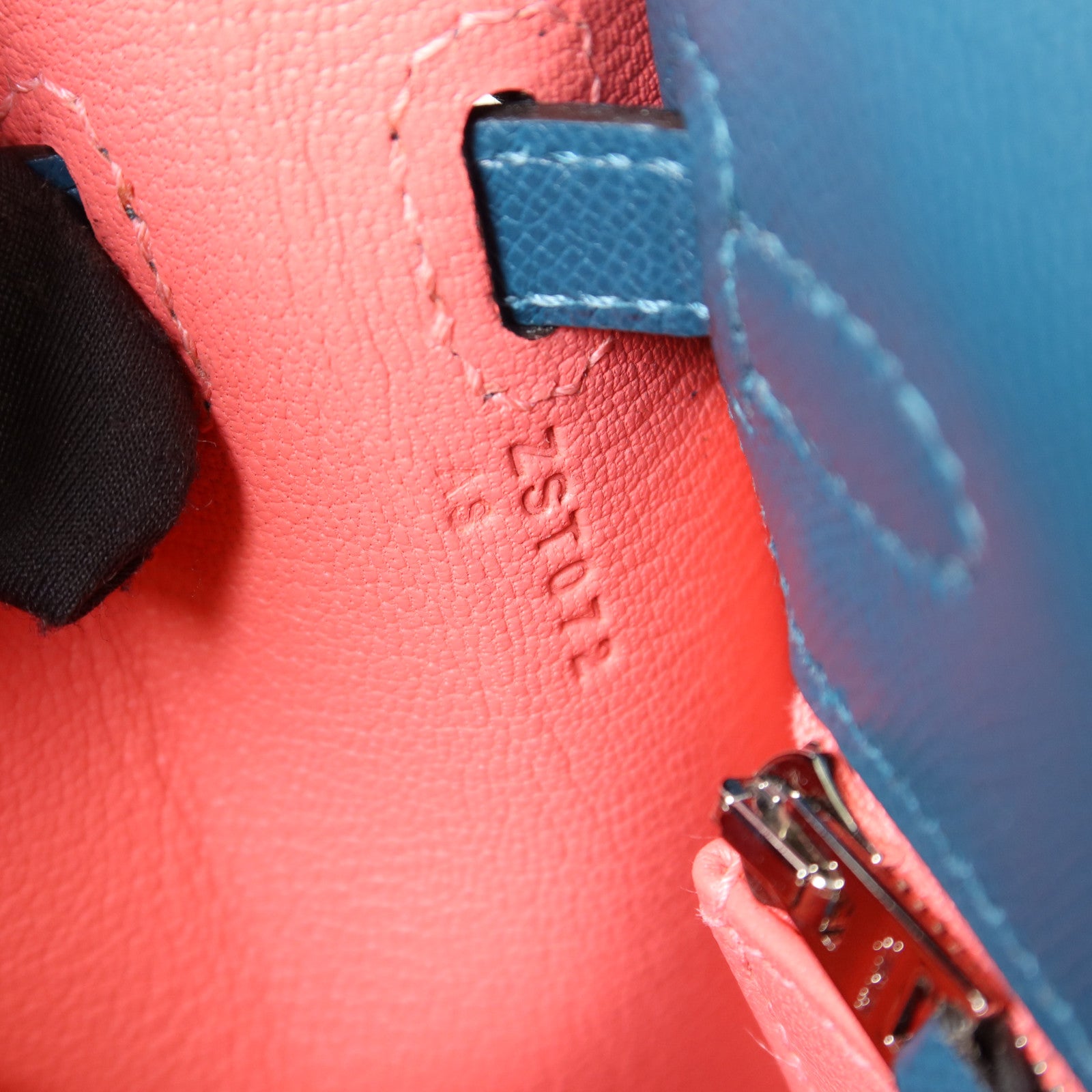 HERMES Madame皮革Kelly 25銀扣手挽肩背兩用袋