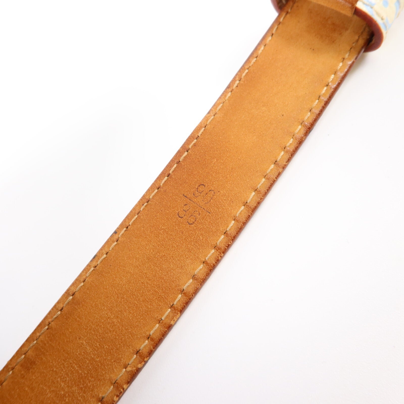 LOUIS VUITTON Monogram Multicolore Belt 90cm金扣腰帶