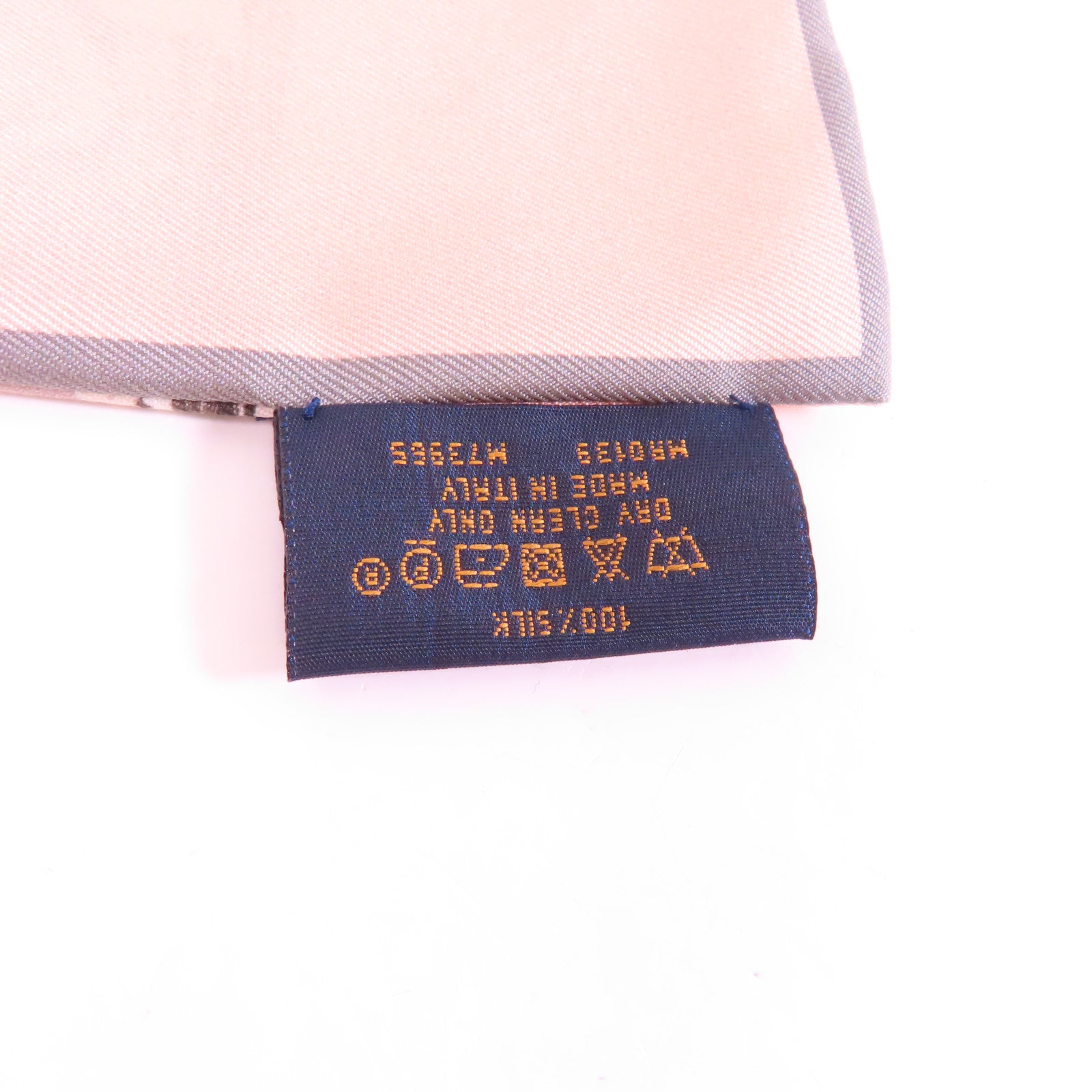 LOUIS VUITTON 絲質Trunks Bandeau scarf絲巾粉紅色