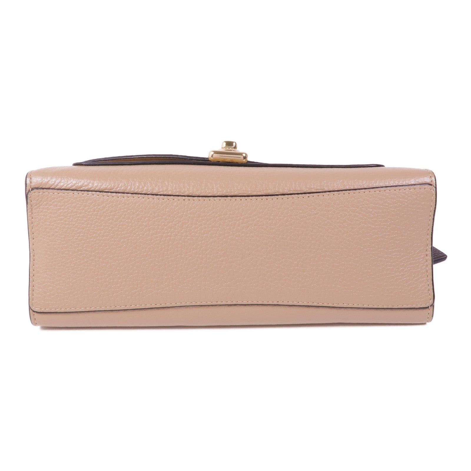 COACH 牛皮皮革Chain Shoulder金扣鏈帶肩背袋