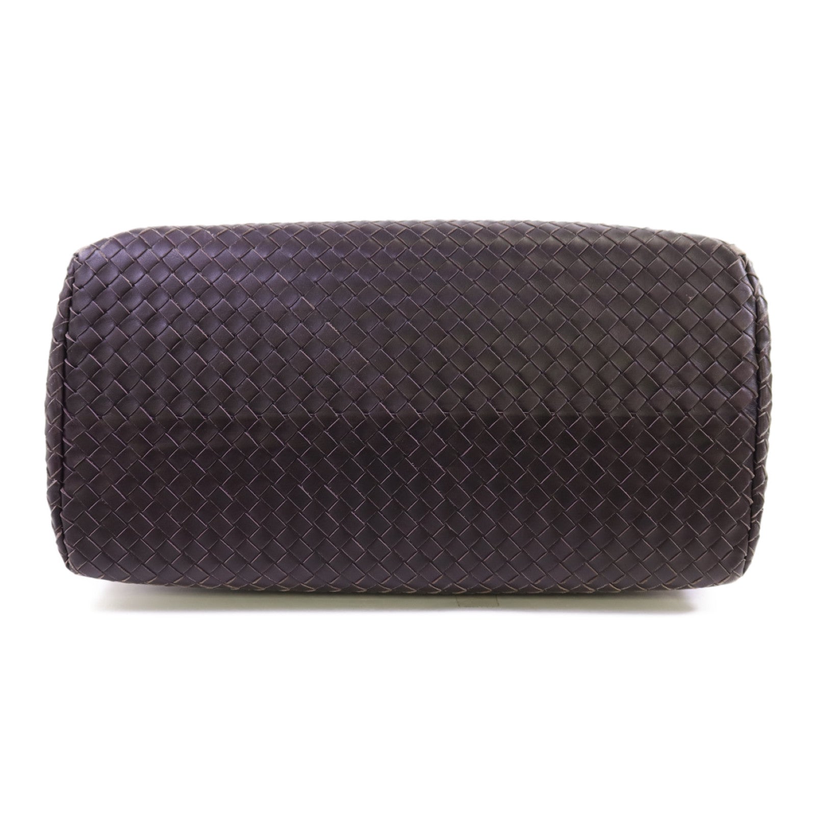 BOTTEGA VENETA 織紋皮革Roma Medium金扣手挽袋