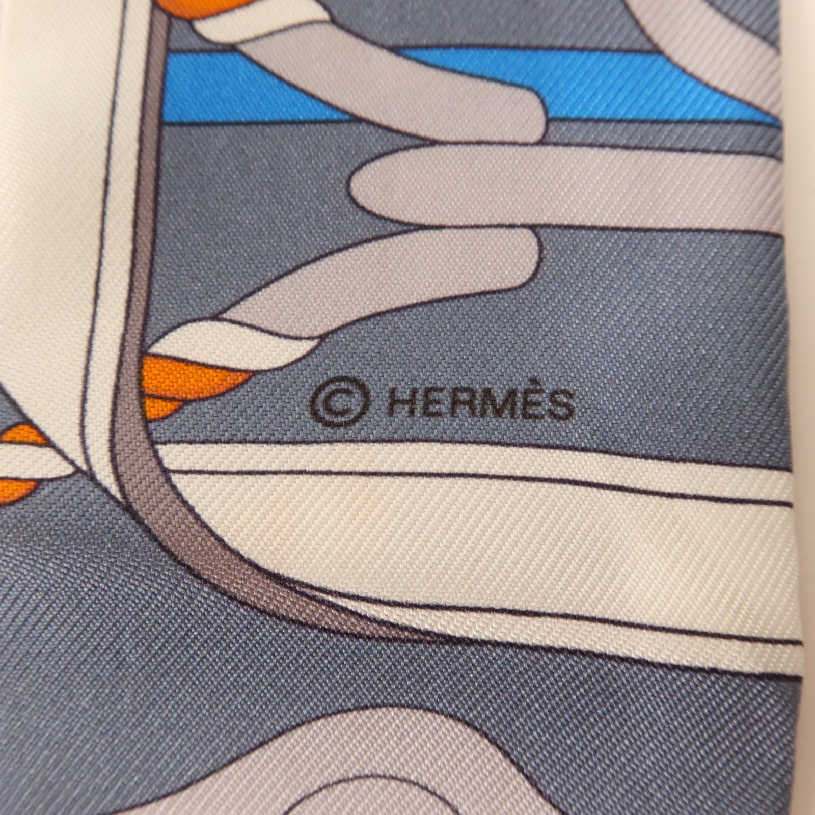 HERMES 絲質Twilly絲巾