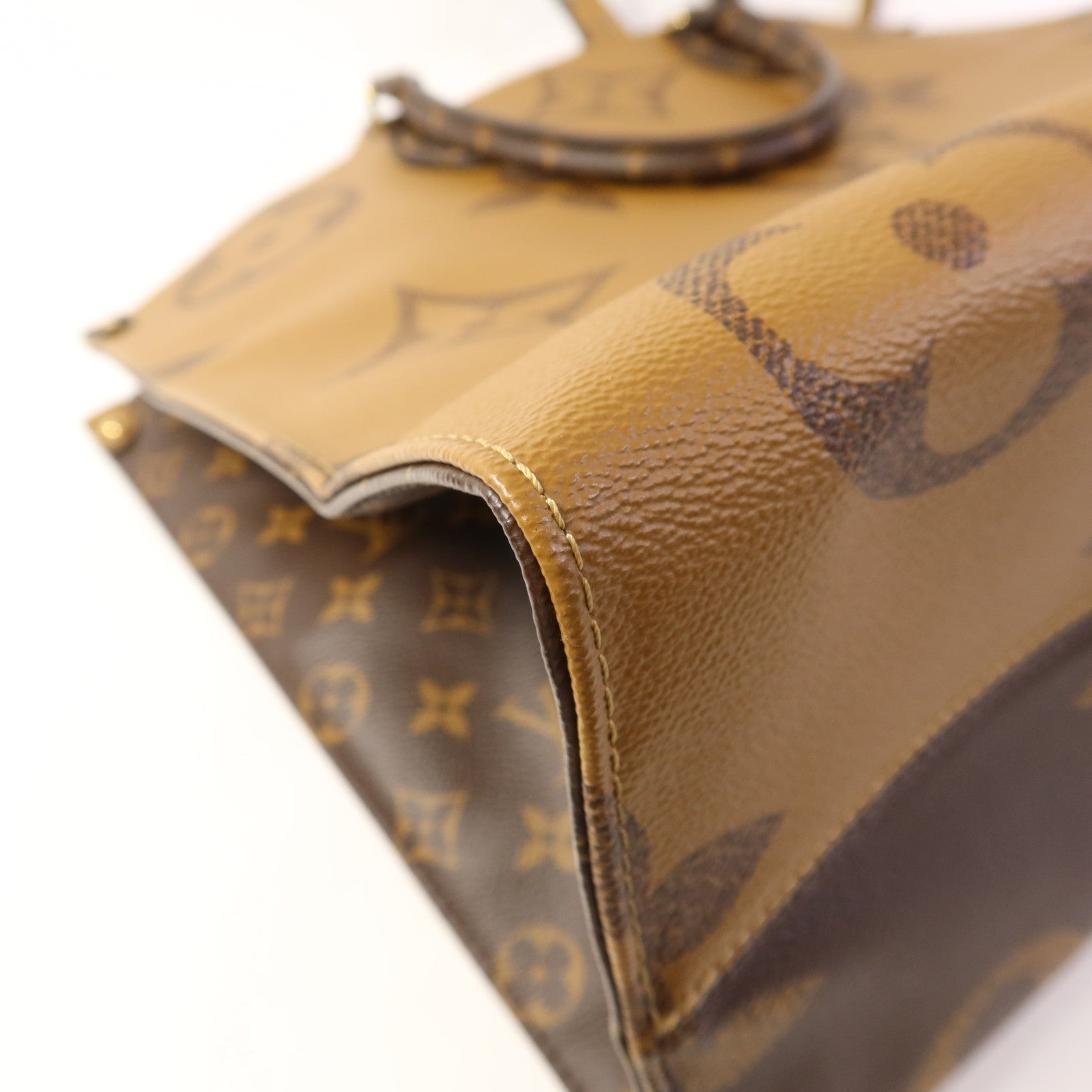 LOUIS VUITTON 【激減優惠】Monogram Giant On The Go GM金扣手挽肩背兩用袋